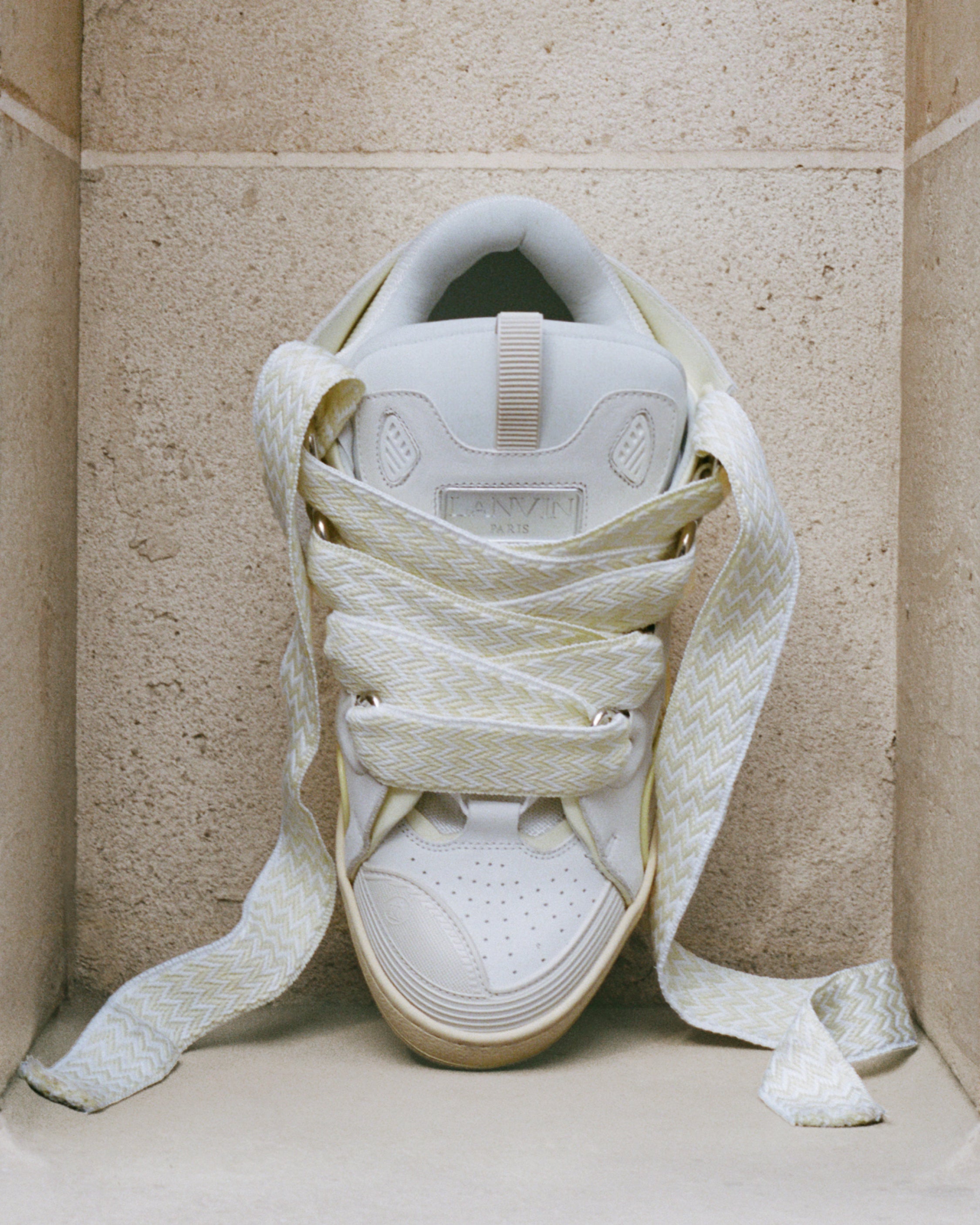 ランバン　LEATHER CURB SNEAKER サイズ41 良品○LANVIN ランバン CURB SNEAKER カーブスニーカー レザー