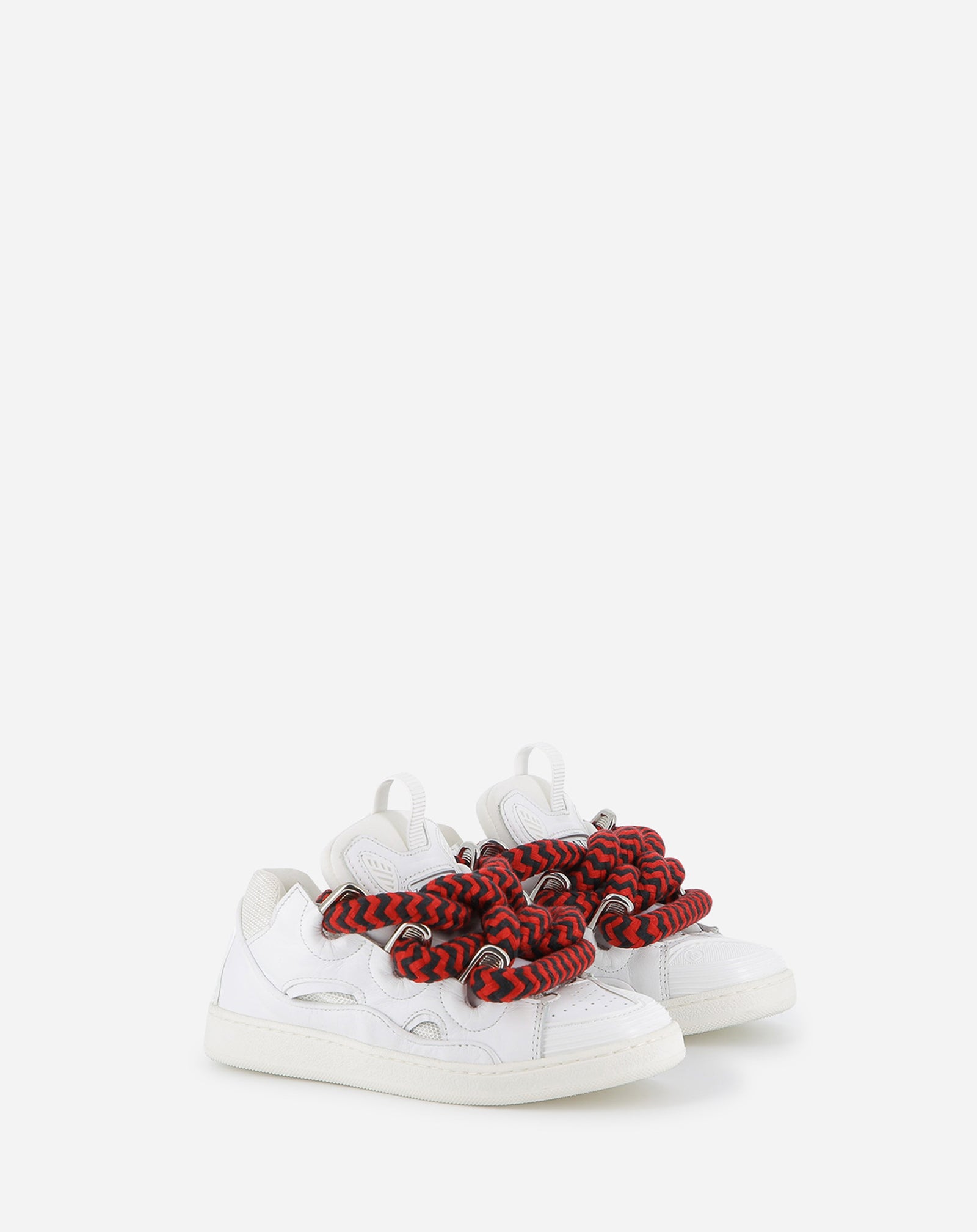 BASKETS À LACETS BLANC