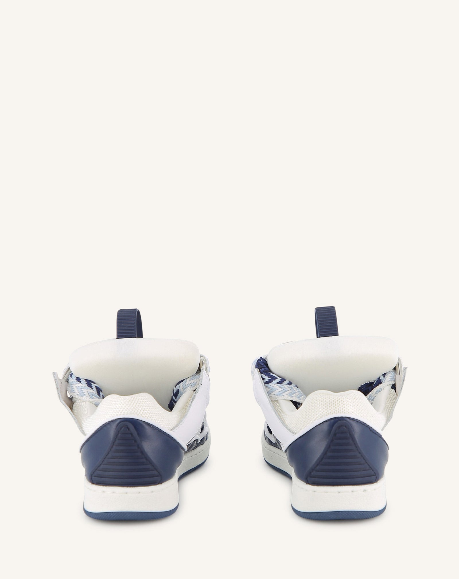 BLUE LACE-UP TRAINERS