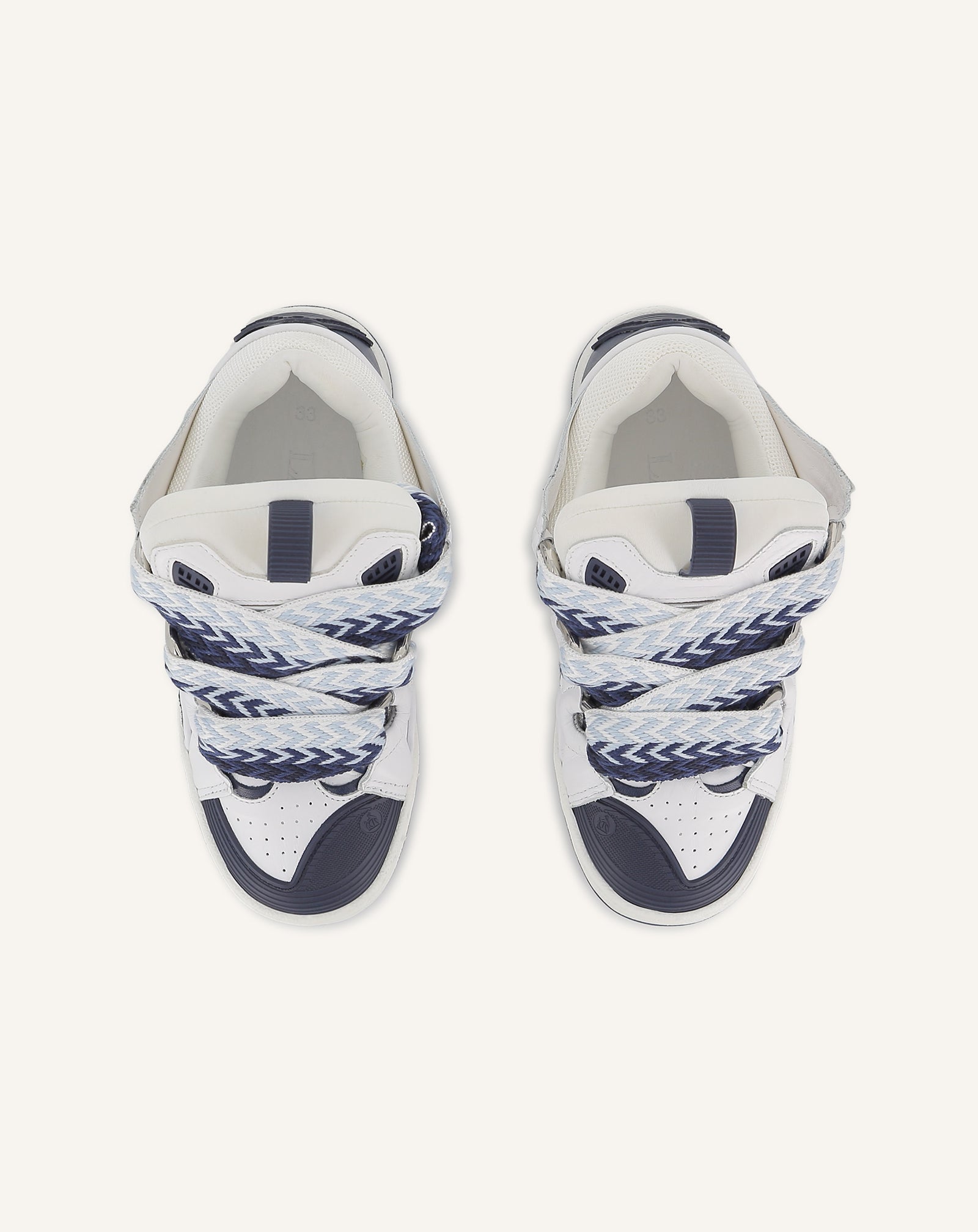 Blue Lace-up Trainers | Lanvin