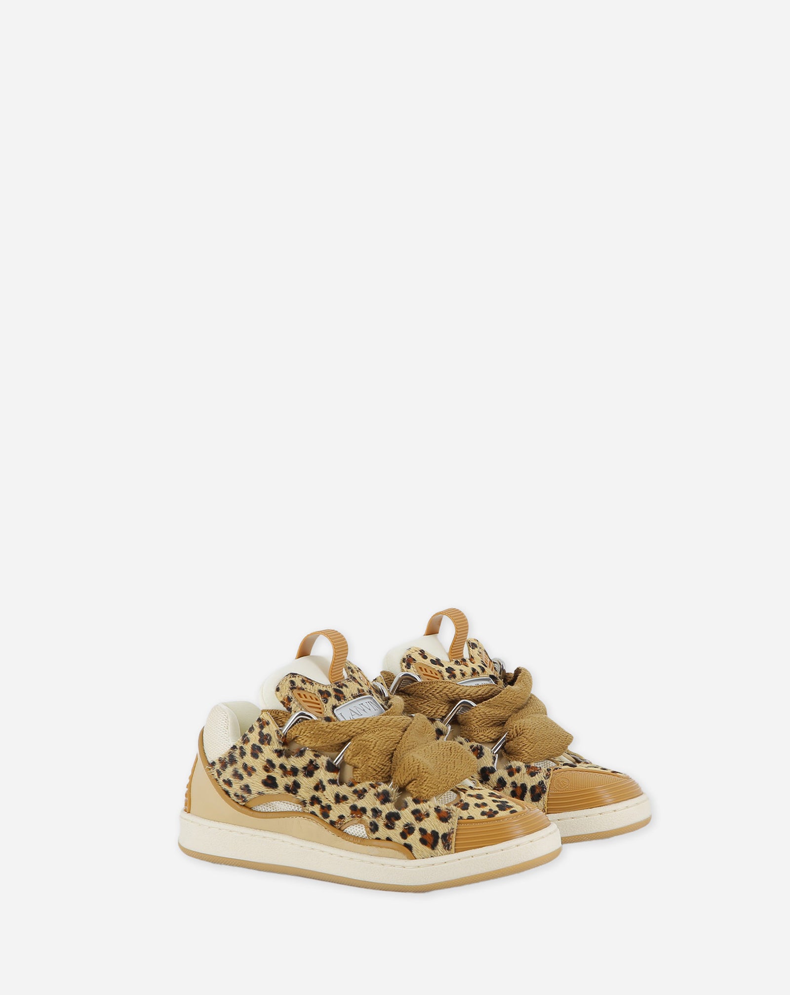 BASKETS À LACETS BEIGE