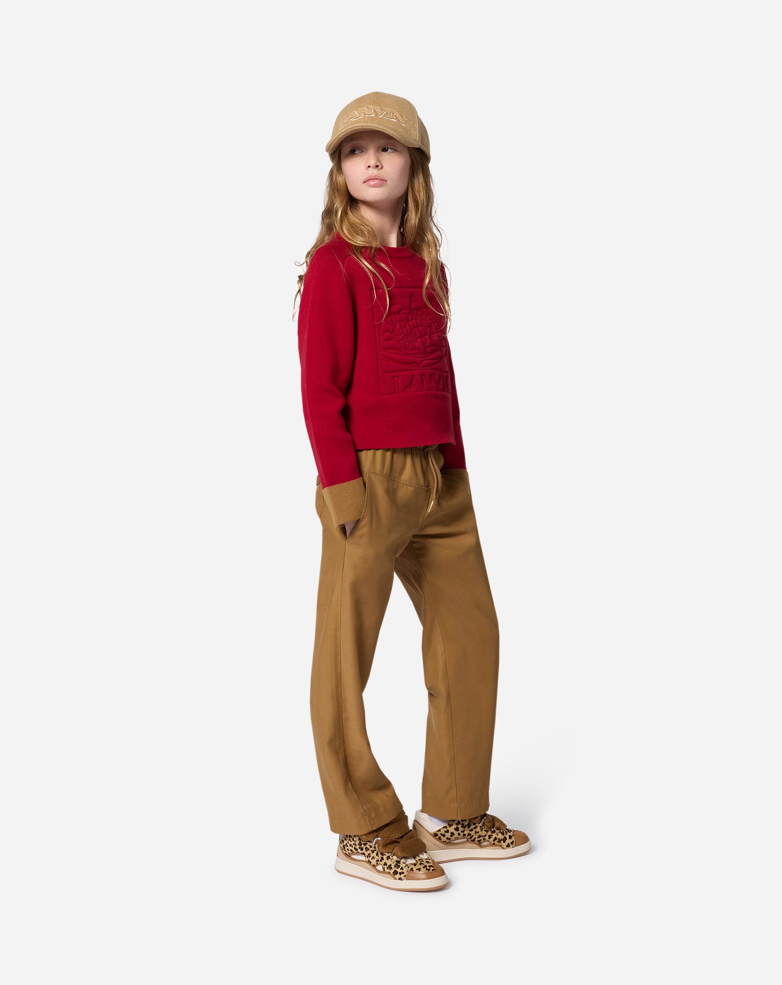 BASKETS À LACETS BEIGE