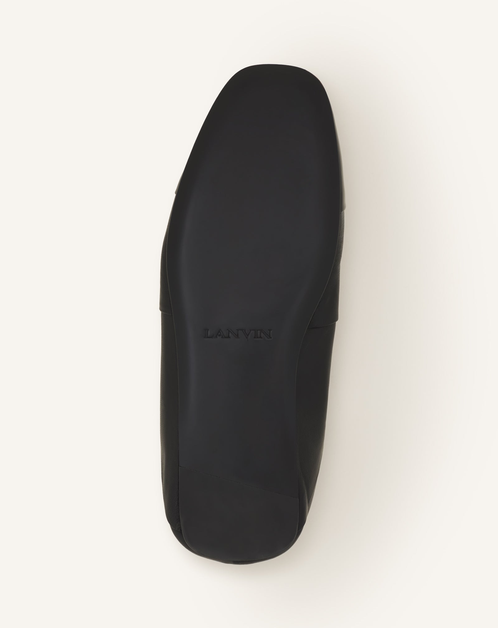 BLACK SOFT LOAFERS IN LEATHER