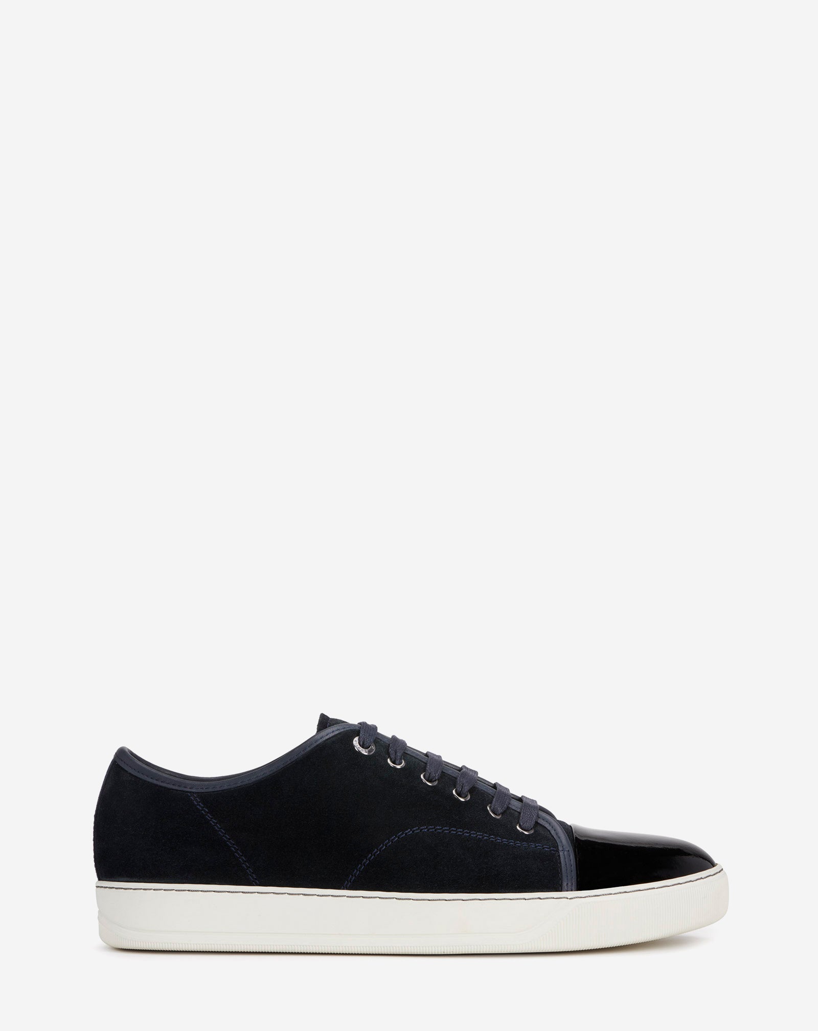【関税込み】Lanvin ブラック DBB1 スニーカー DBB1 SUEDE AND PATENT LEATHER SNEAKERS