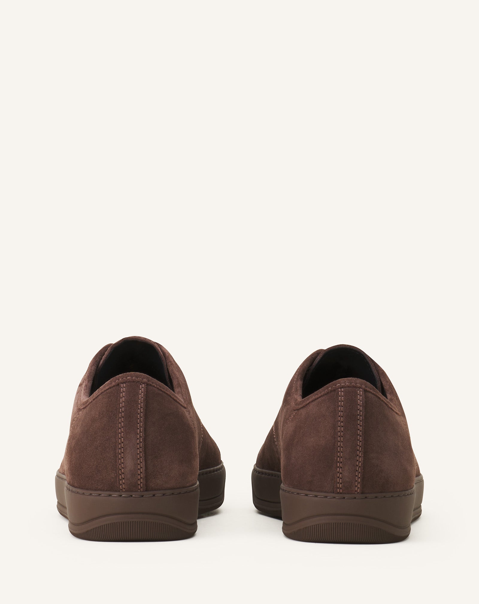 BROWN DBB1 SNEAKERS IN SUEDE AND PATENT LEATHER