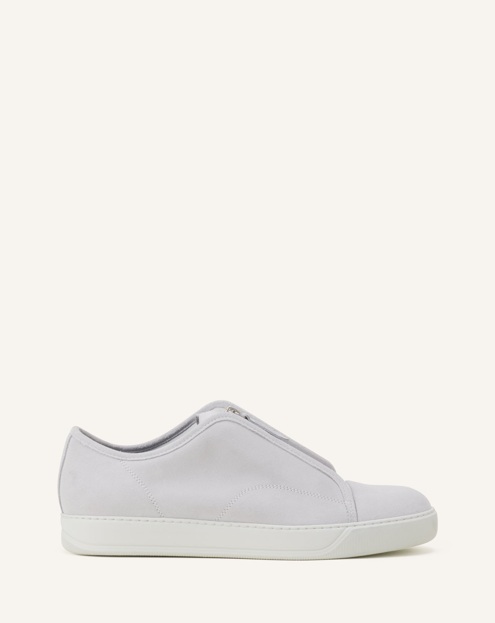 SNEAKERS DBB1 ZIP EN SUEDE BLANC