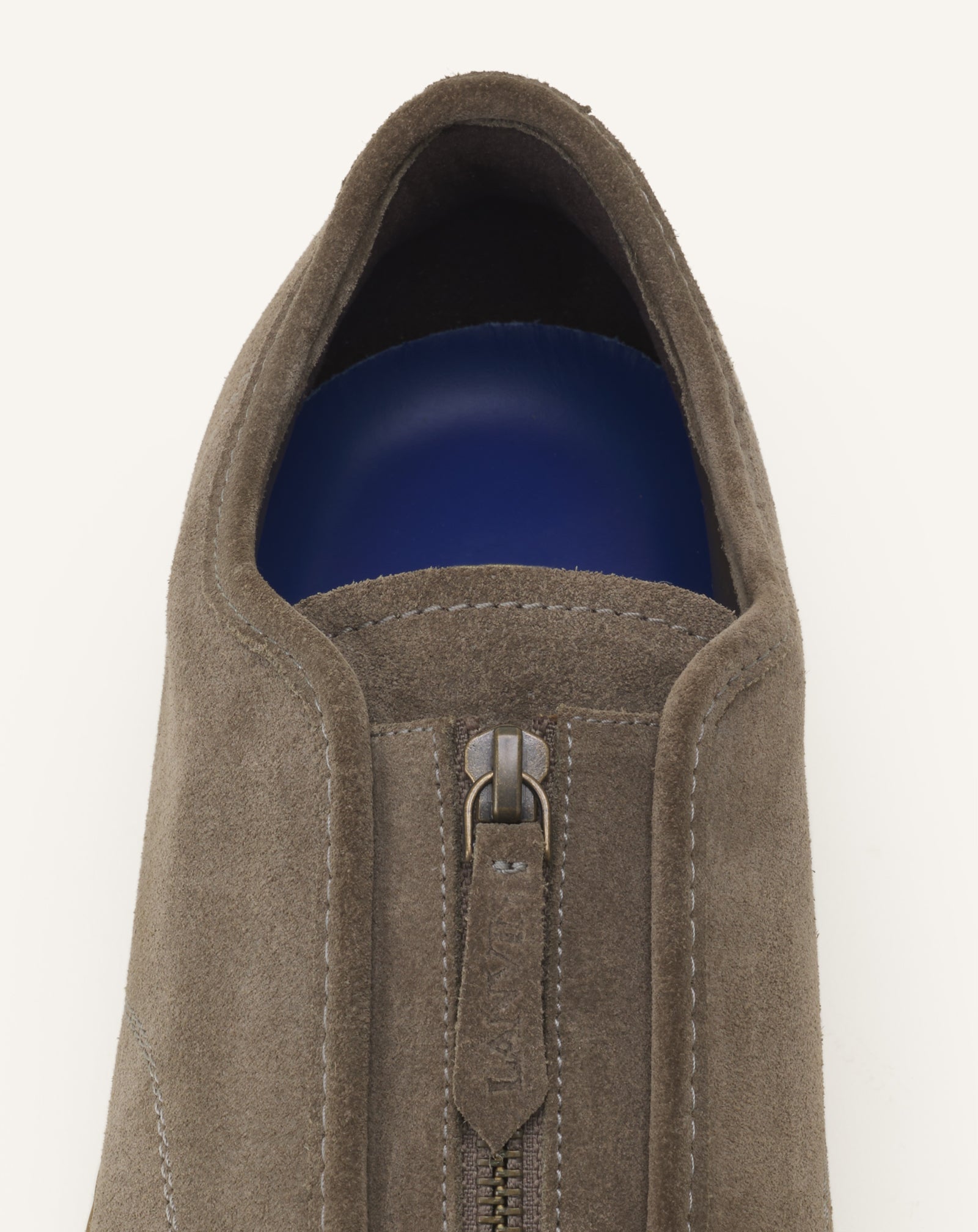 GREEN DBB1 SUEDE ZIP SNEAKERS