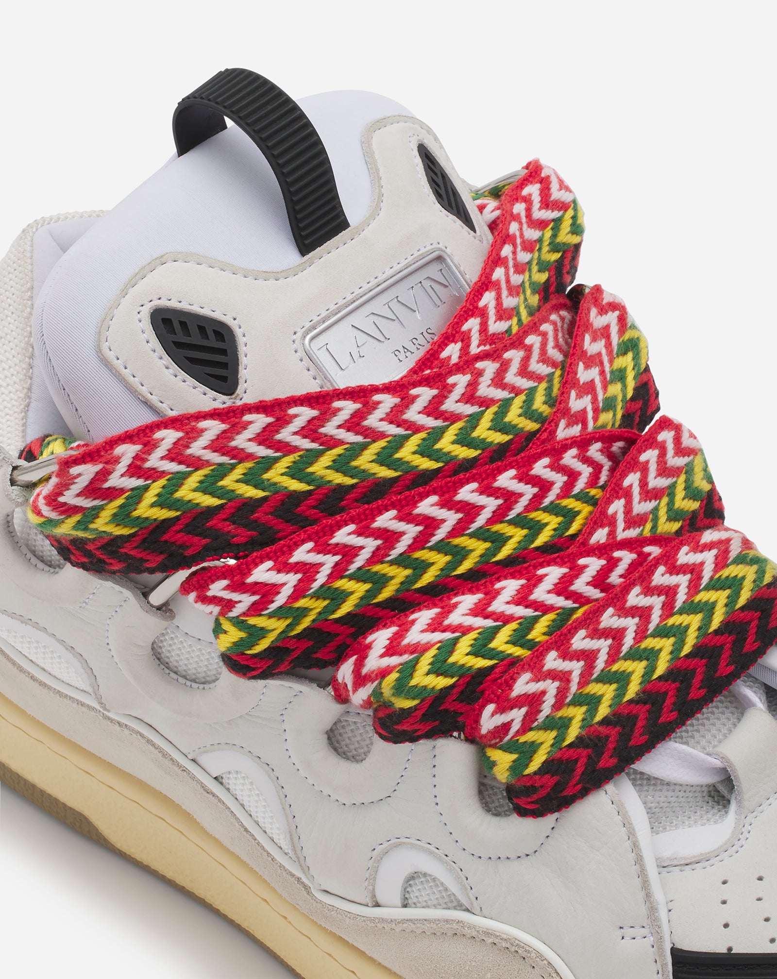 LEATHER CURB SNEAKERS