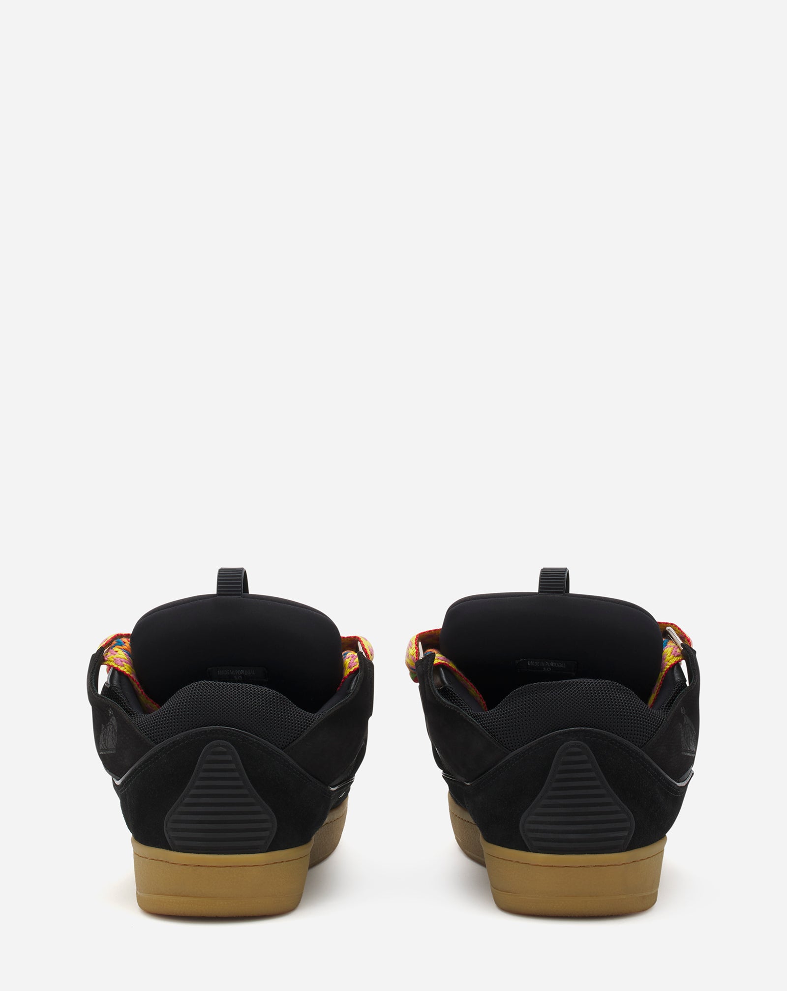 LEATHER CURB SNEAKERS