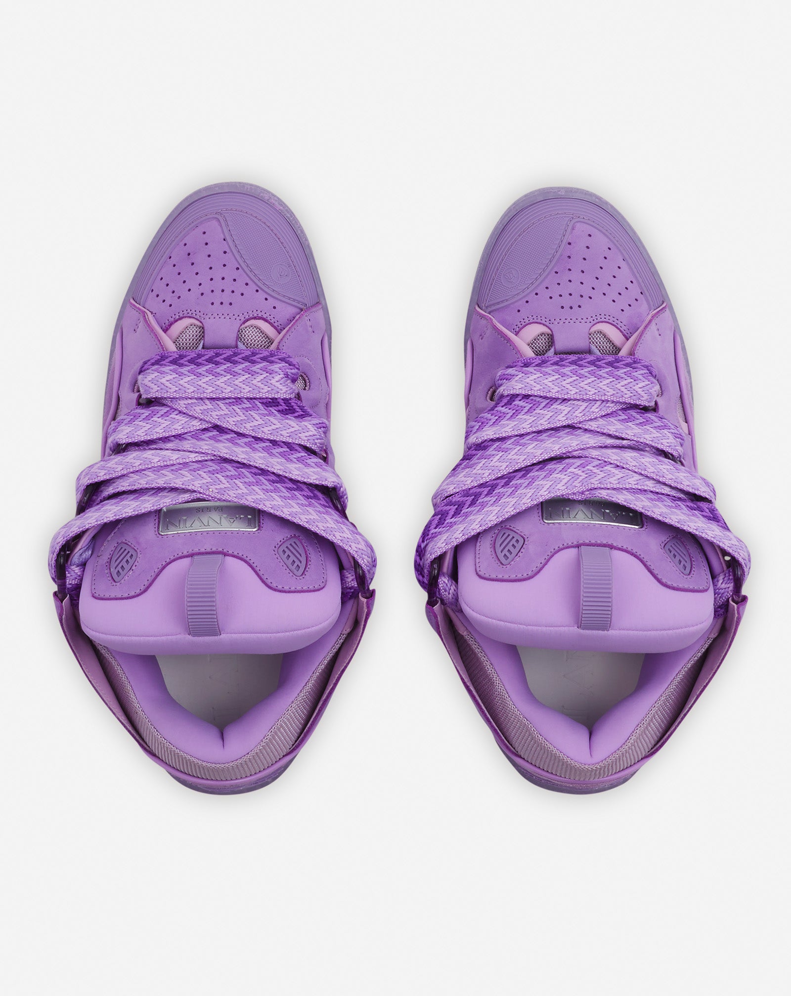 LEATHER CURB SNEAKERS