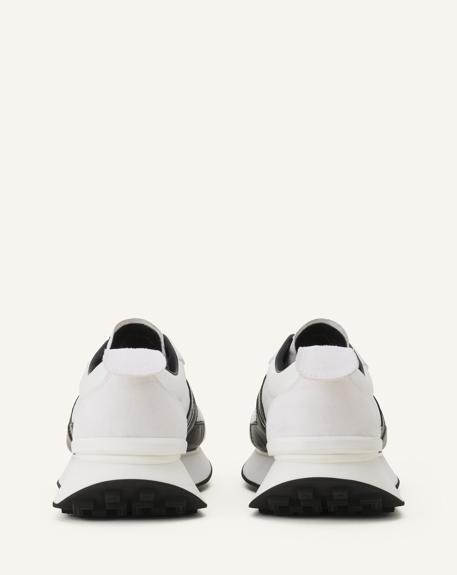 WHITE BUMPR SNEAKERS IN NYLON