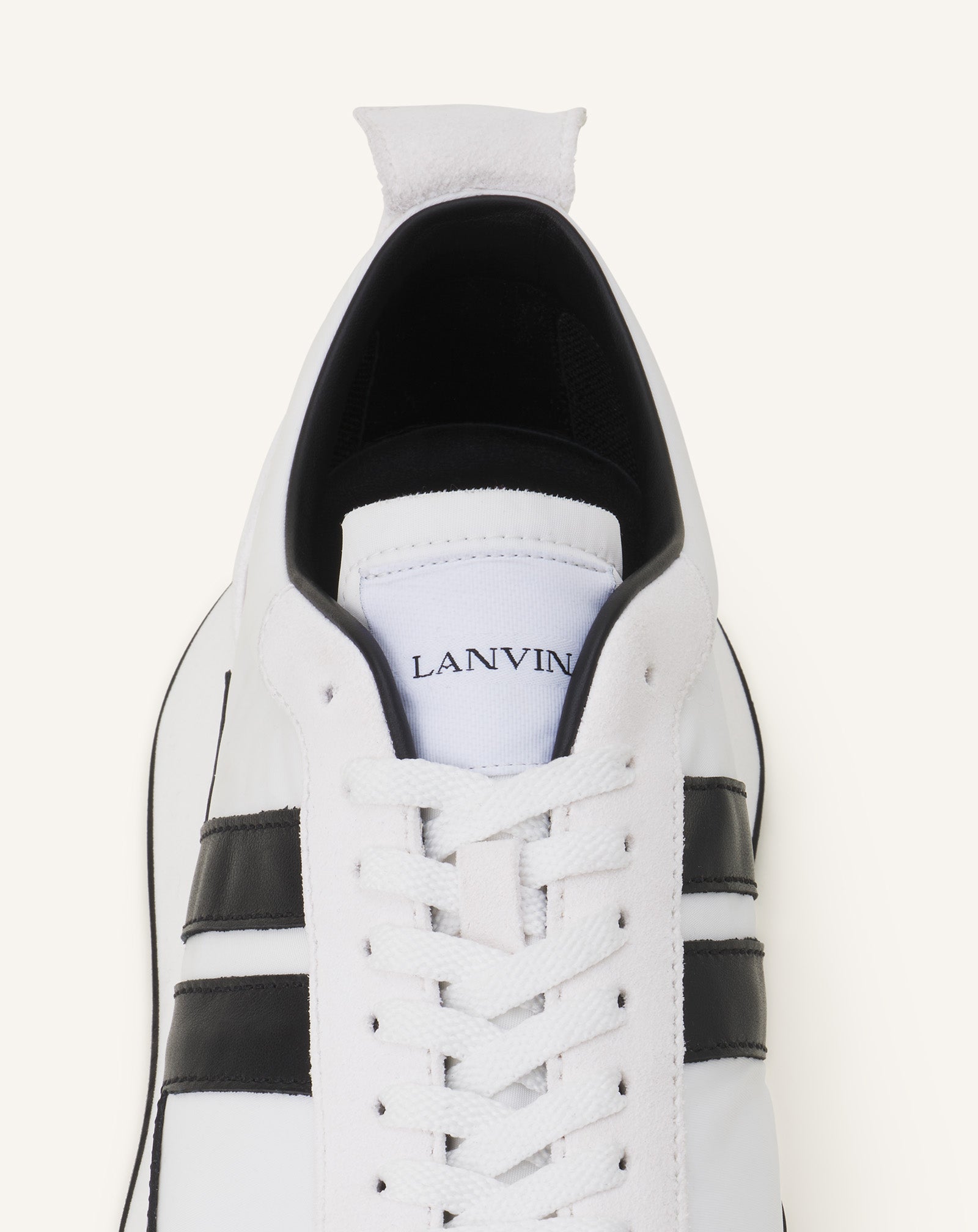 WHITE BUMPR SNEAKERS IN NYLON
