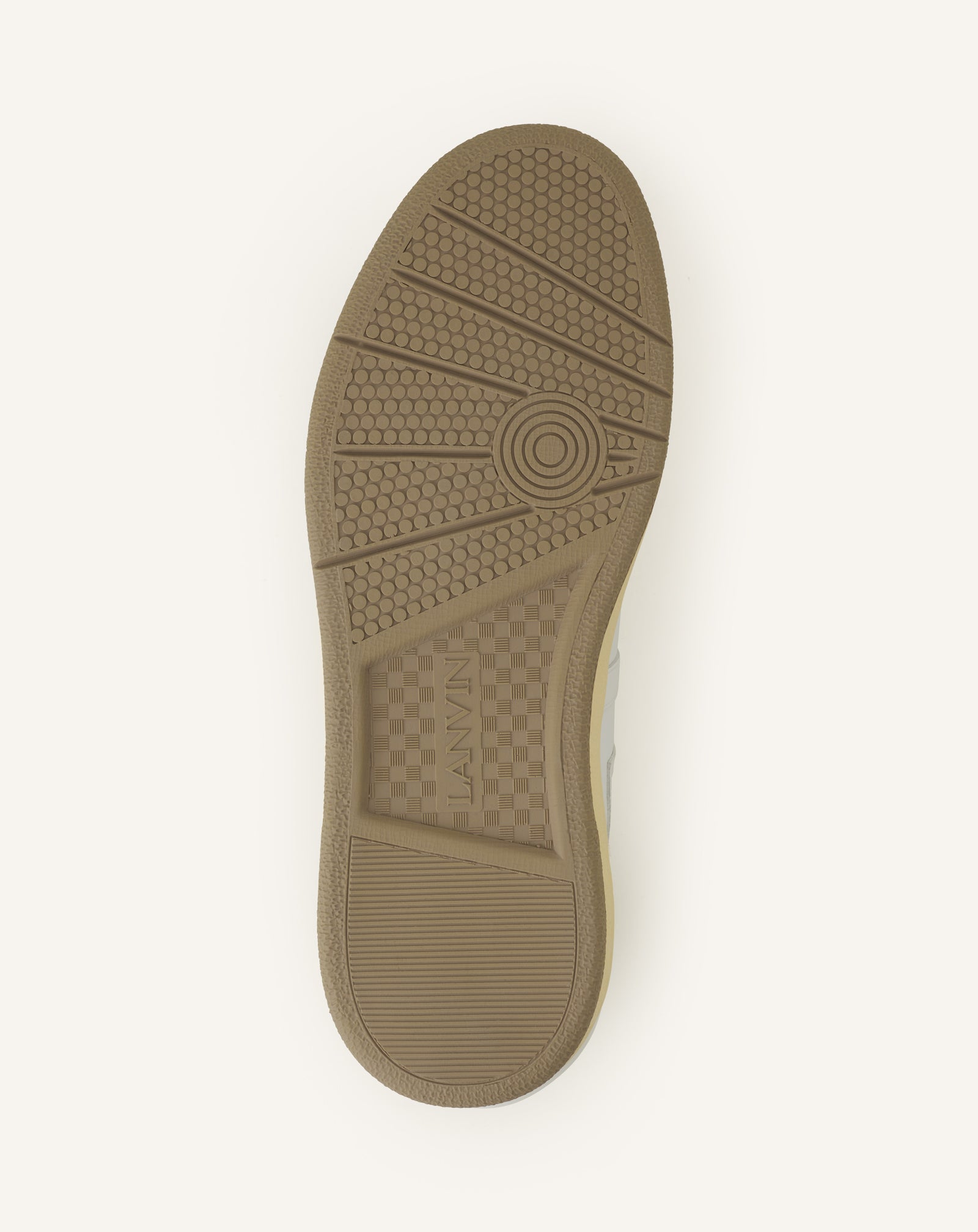WHITE CLAY SNEAKERS IN MESH AND LEATHER