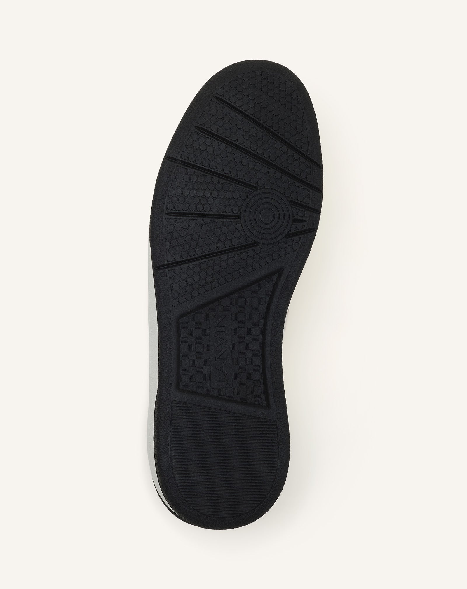 BLACK CLAY SNEAKERS IN PERFORATED LEATHER AND SUEDE