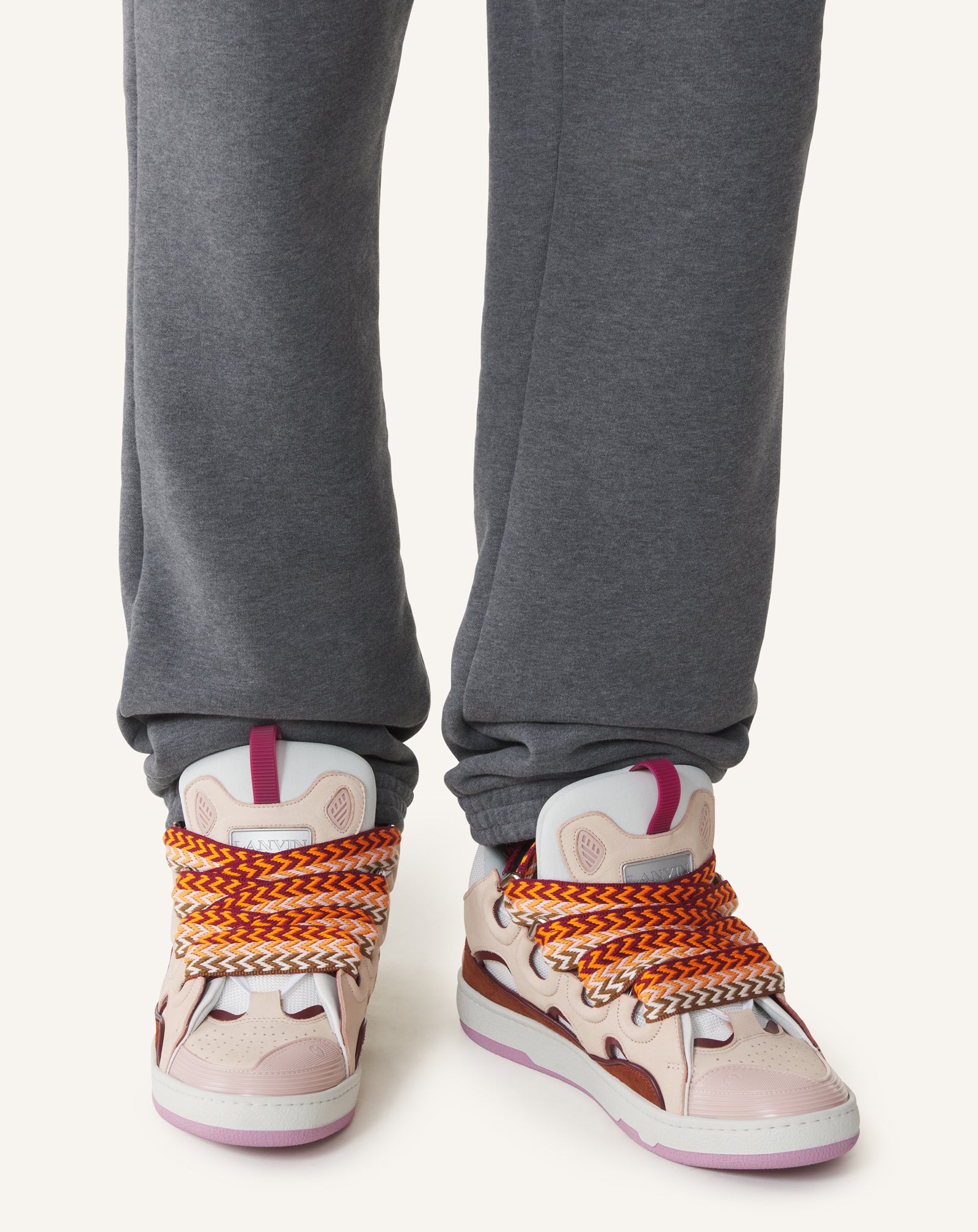 SNEAKERS CURB EN CUIR