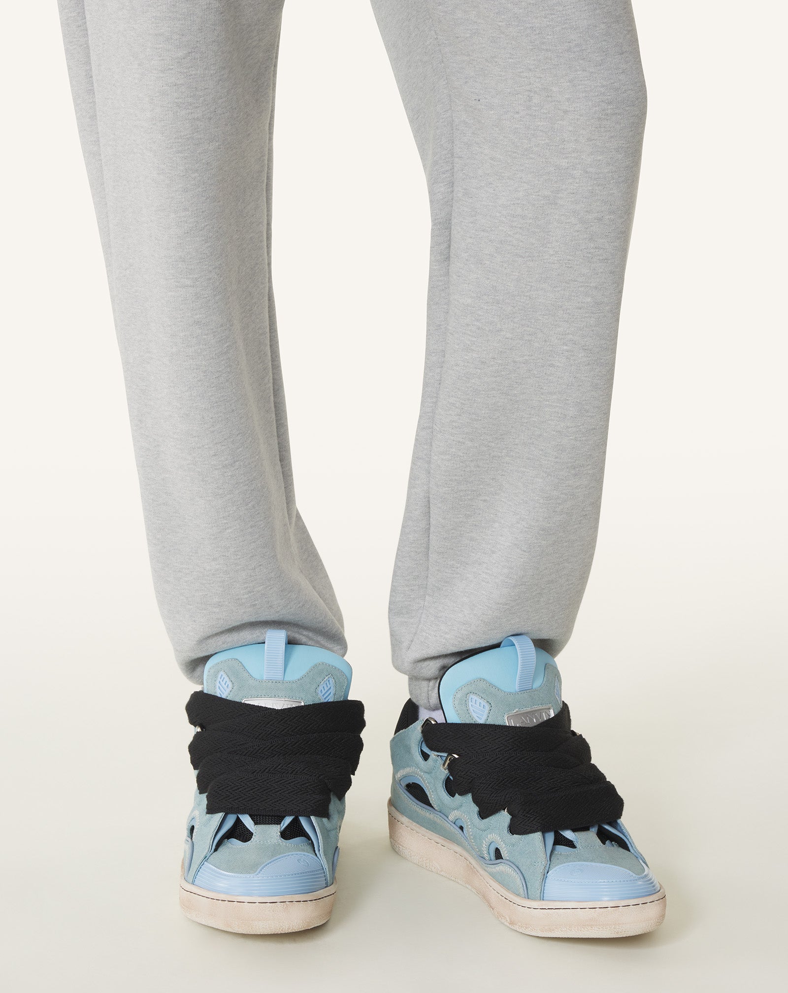 BLUE CURB CANVAS SNEAKERS