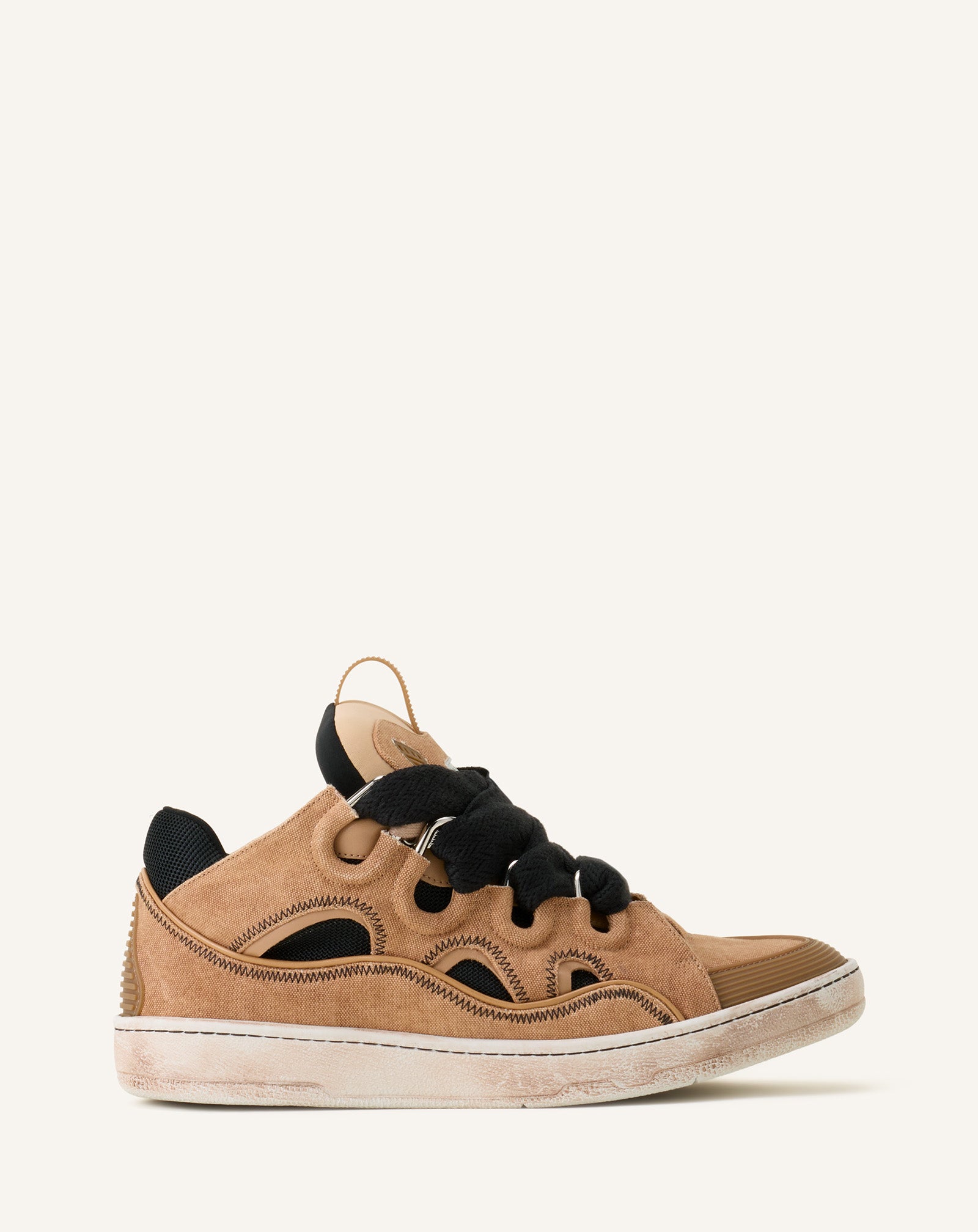 Blue Curb Sneakers In Canvas | Lanvin
