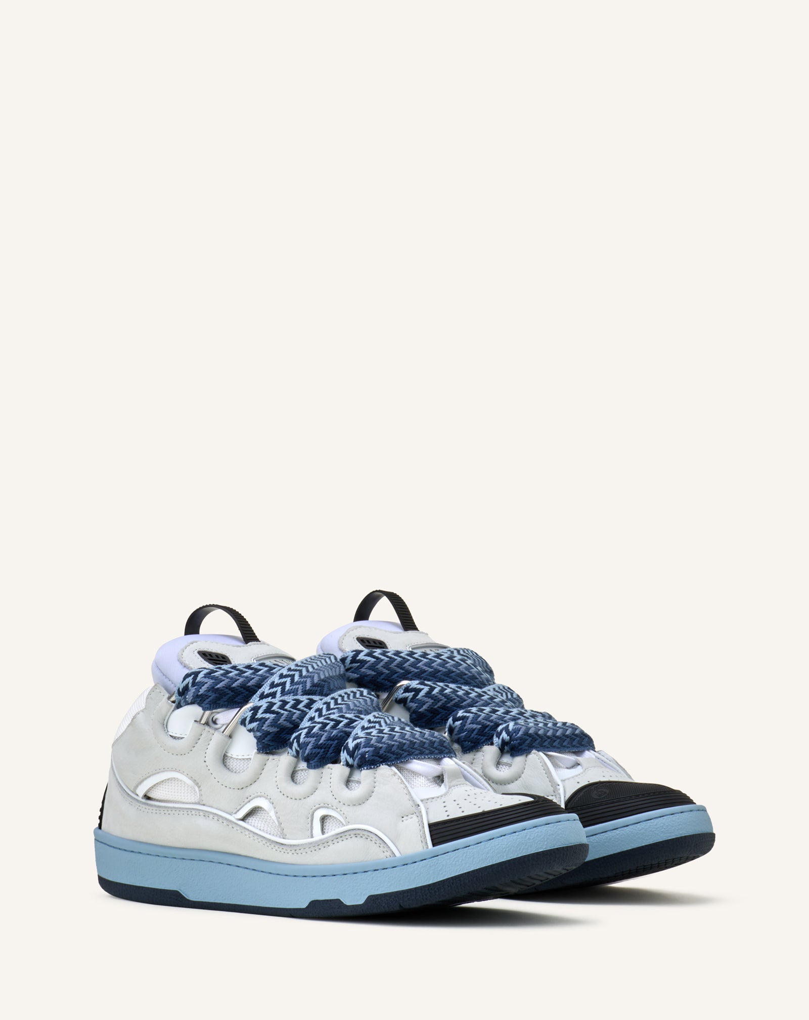 SNEAKERS CURB BICO EN CUIR