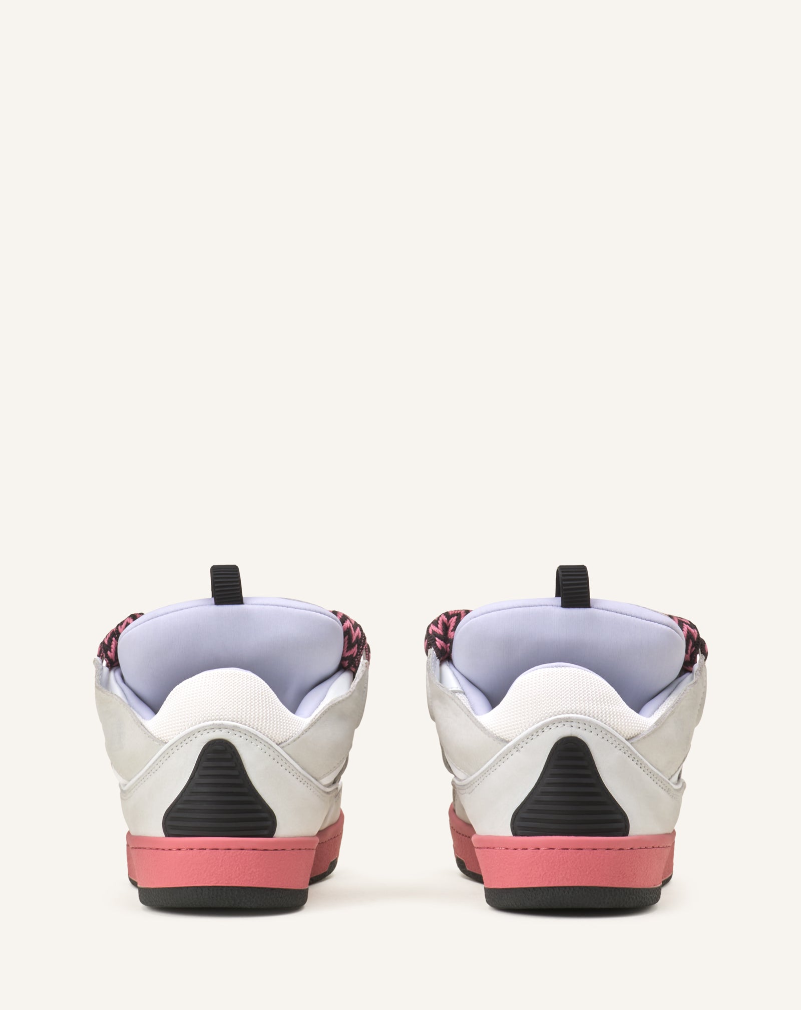 WHITE CURB BICO SNEAKERS IN LEATHER