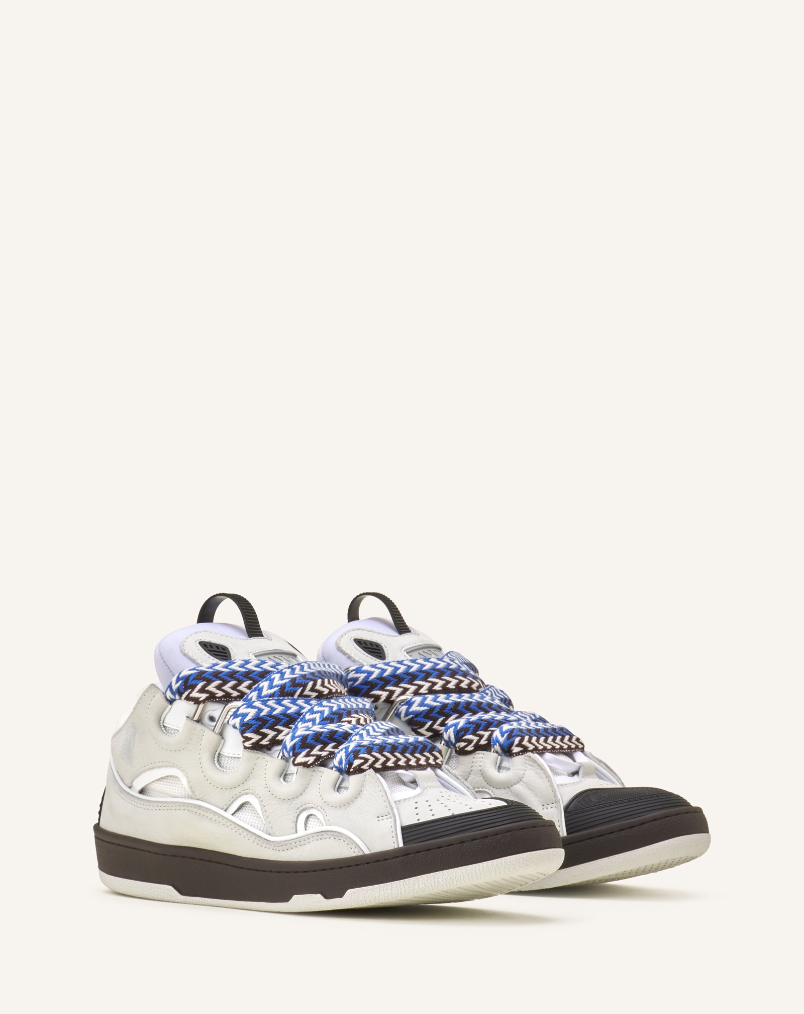 SNEAKERS CURB BICO EN CUIR