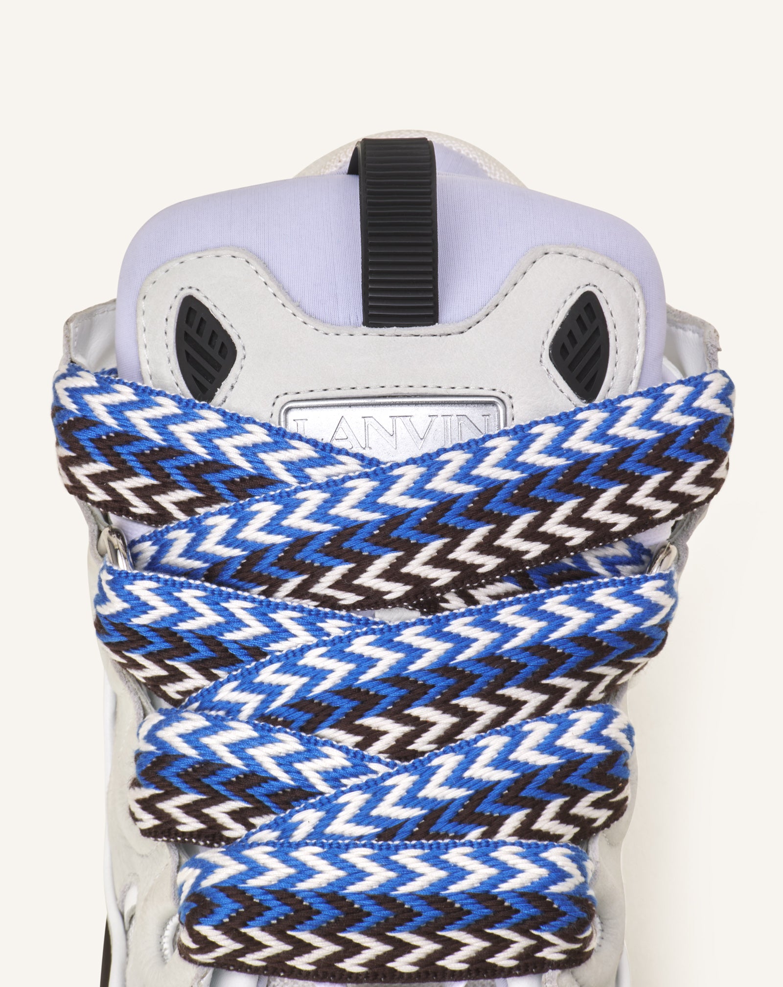 WHITE CURB BICO SNEAKERS IN LEATHER