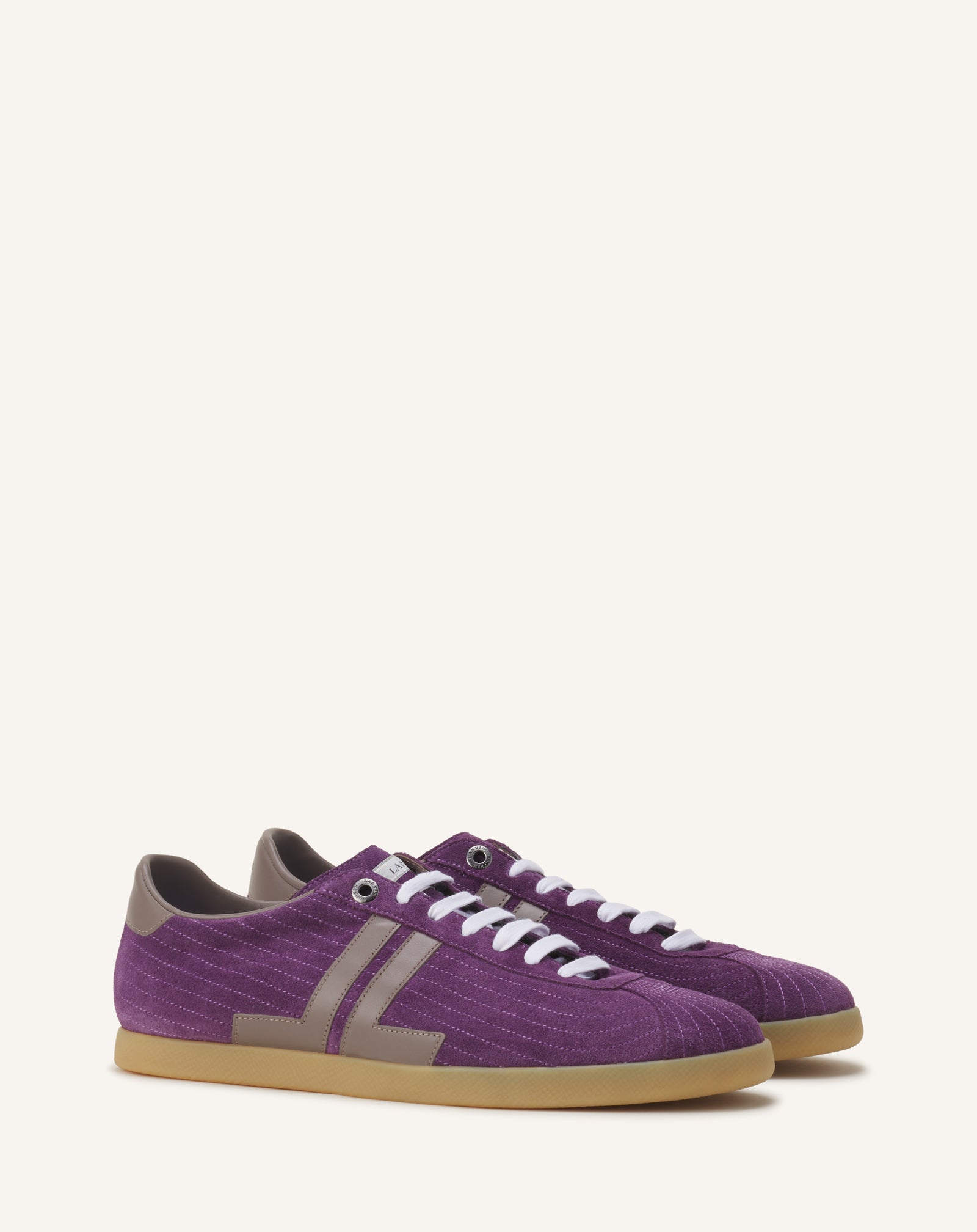 PURPLE SNEAKERS GLEN 2.0 IN LEATHER