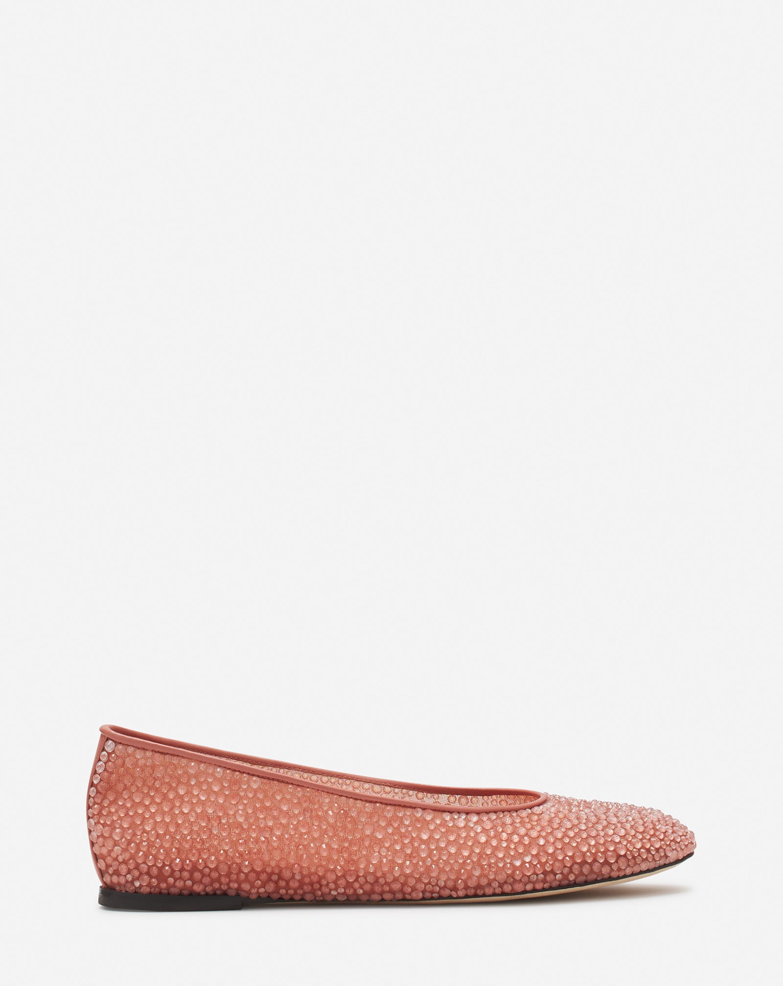 MESH BALLERINA WITH RHINESTONES