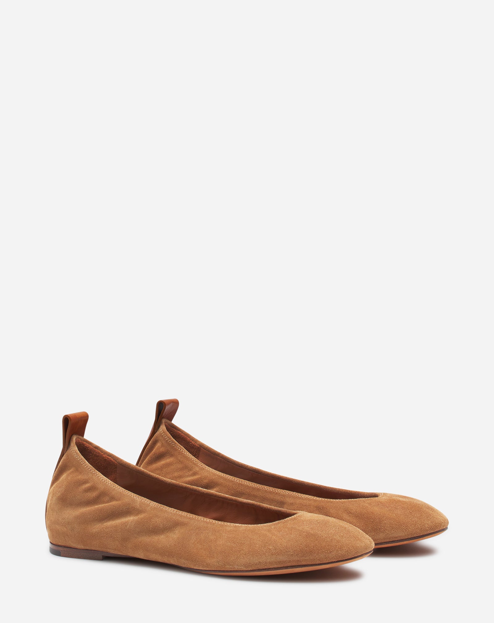 THE SUEDE BALLERINA FLAT