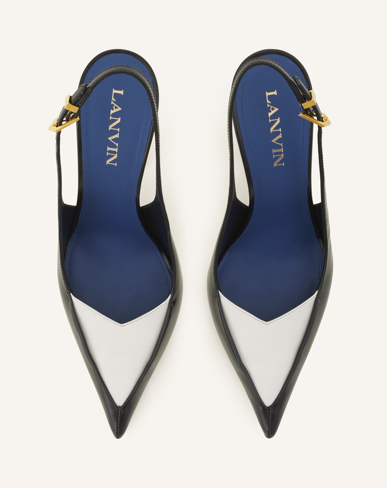 GREY SERENADE SLINGBACK IN LEATHER