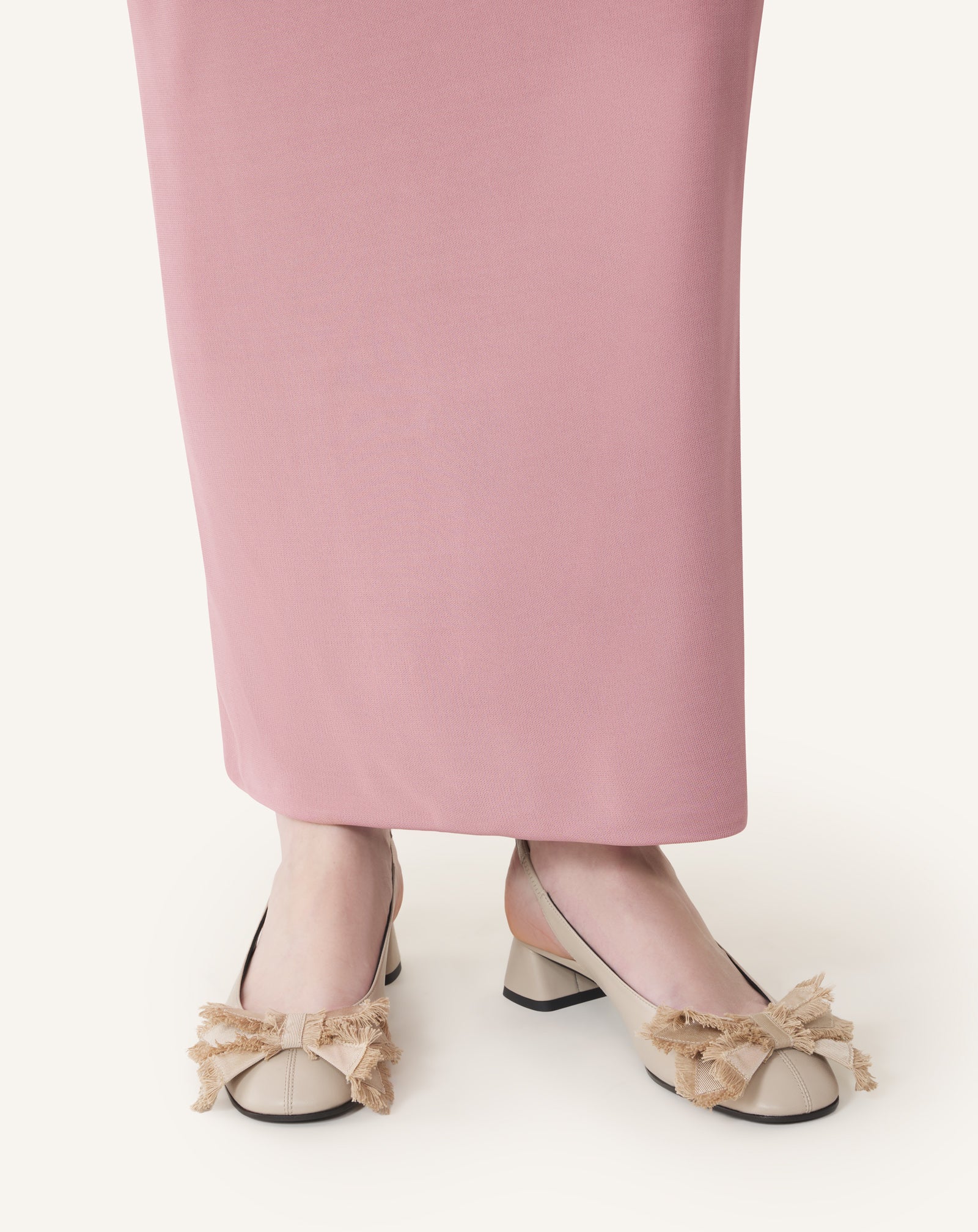 SLINGBACK À TALONS BALLERINE EN CUIR