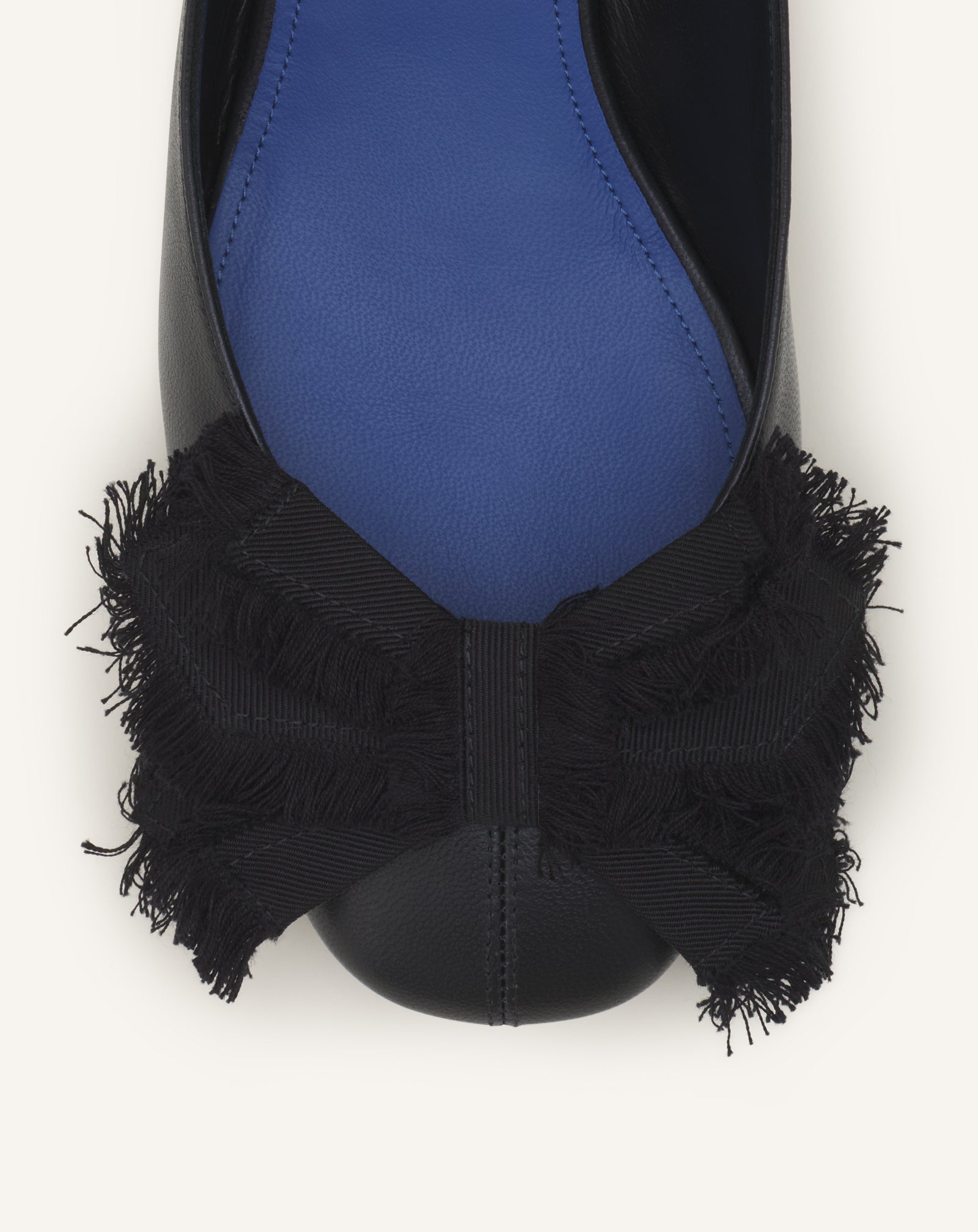 SLINGBACK À TALONS BALLERINE EN CUIR