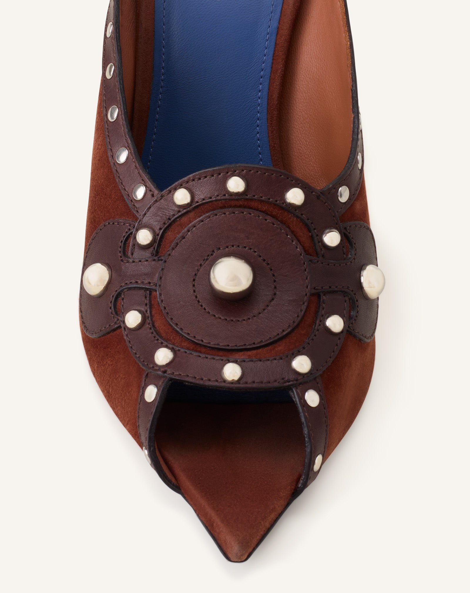 Brown Eclipse Arch Heeled Mule | Lanvin
