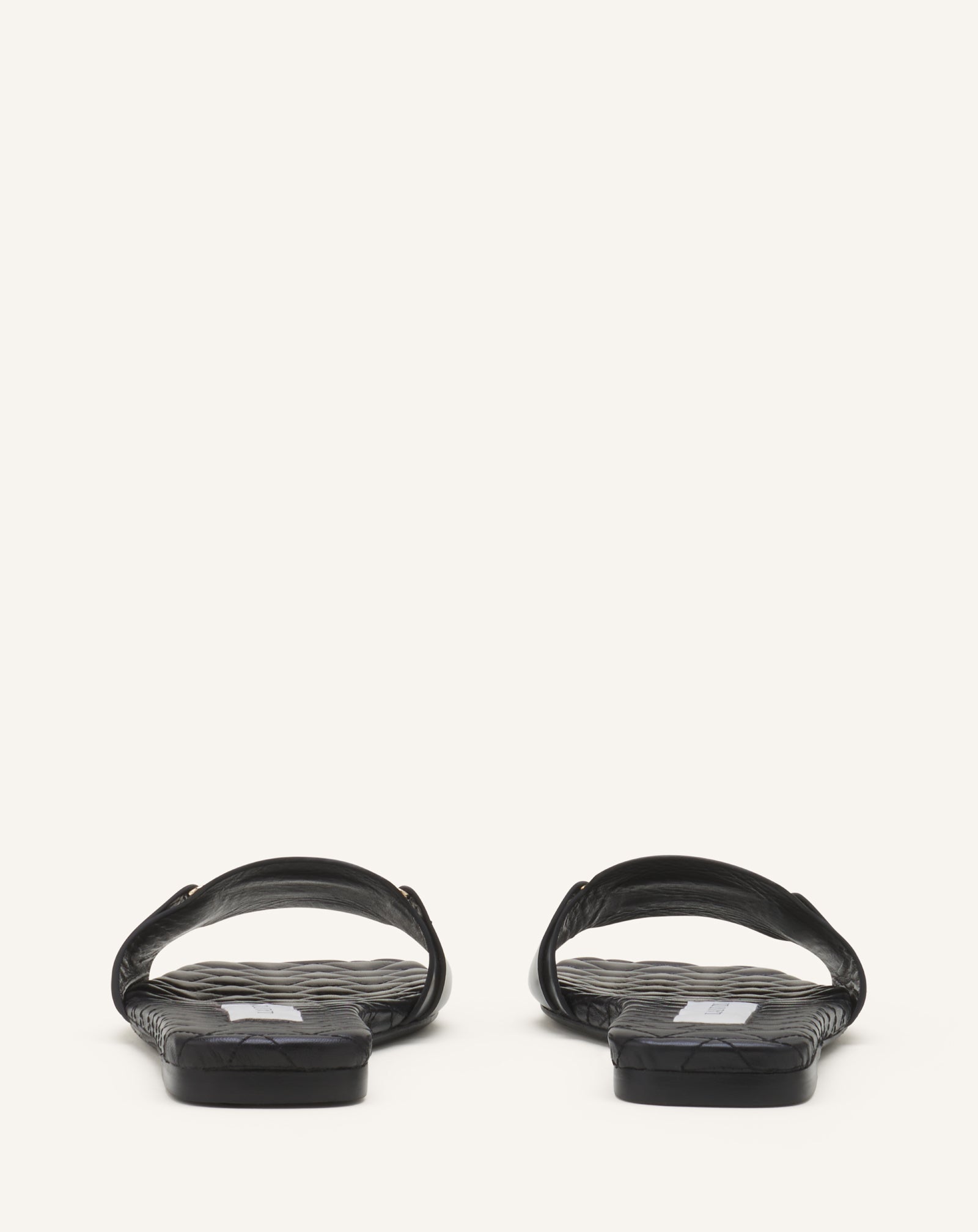 BLACK MOTHER & DAUGHTER FLAT MULE