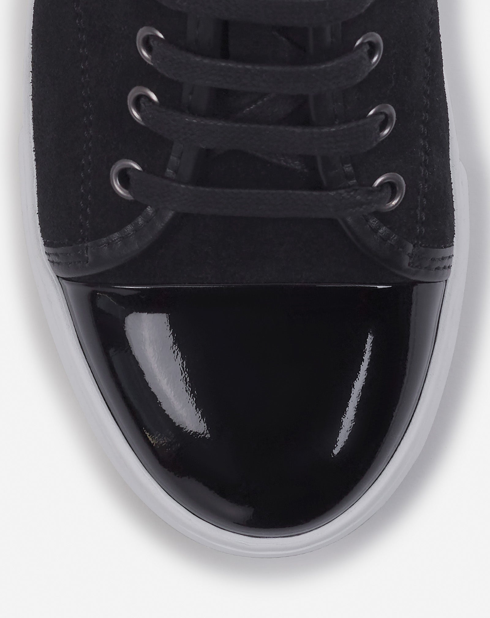 Dbb1 Sneakers In Suede And Patent Leather | Lanvin