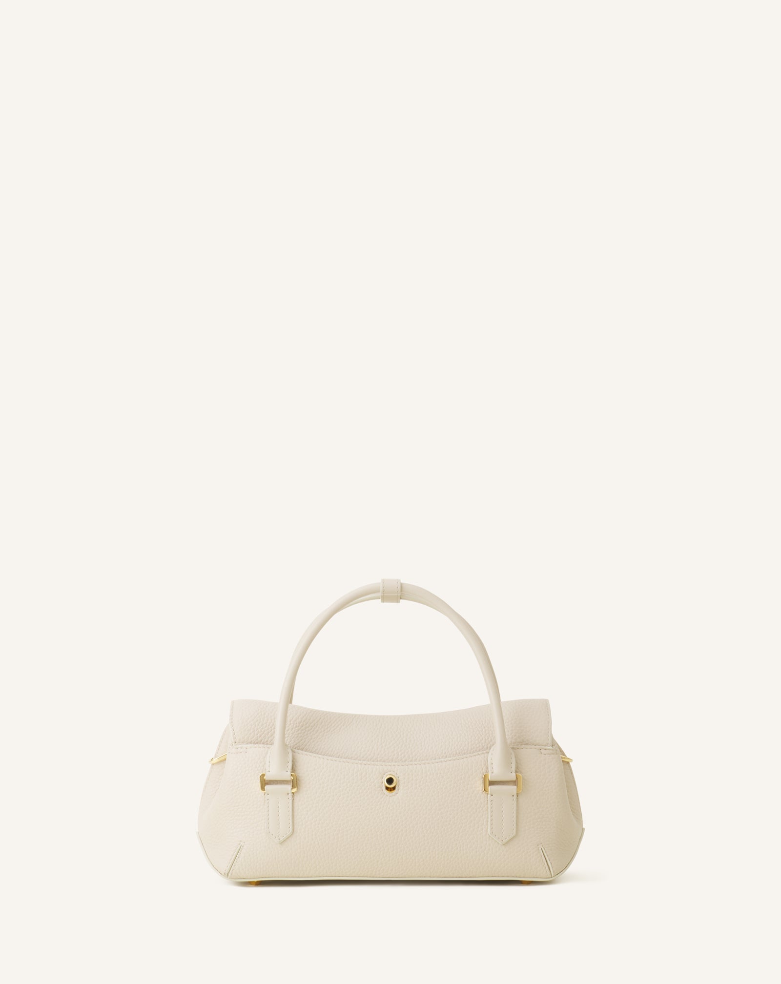 WHITE LE CONFIDENT BY LANVIN 26 LEATHER BAG