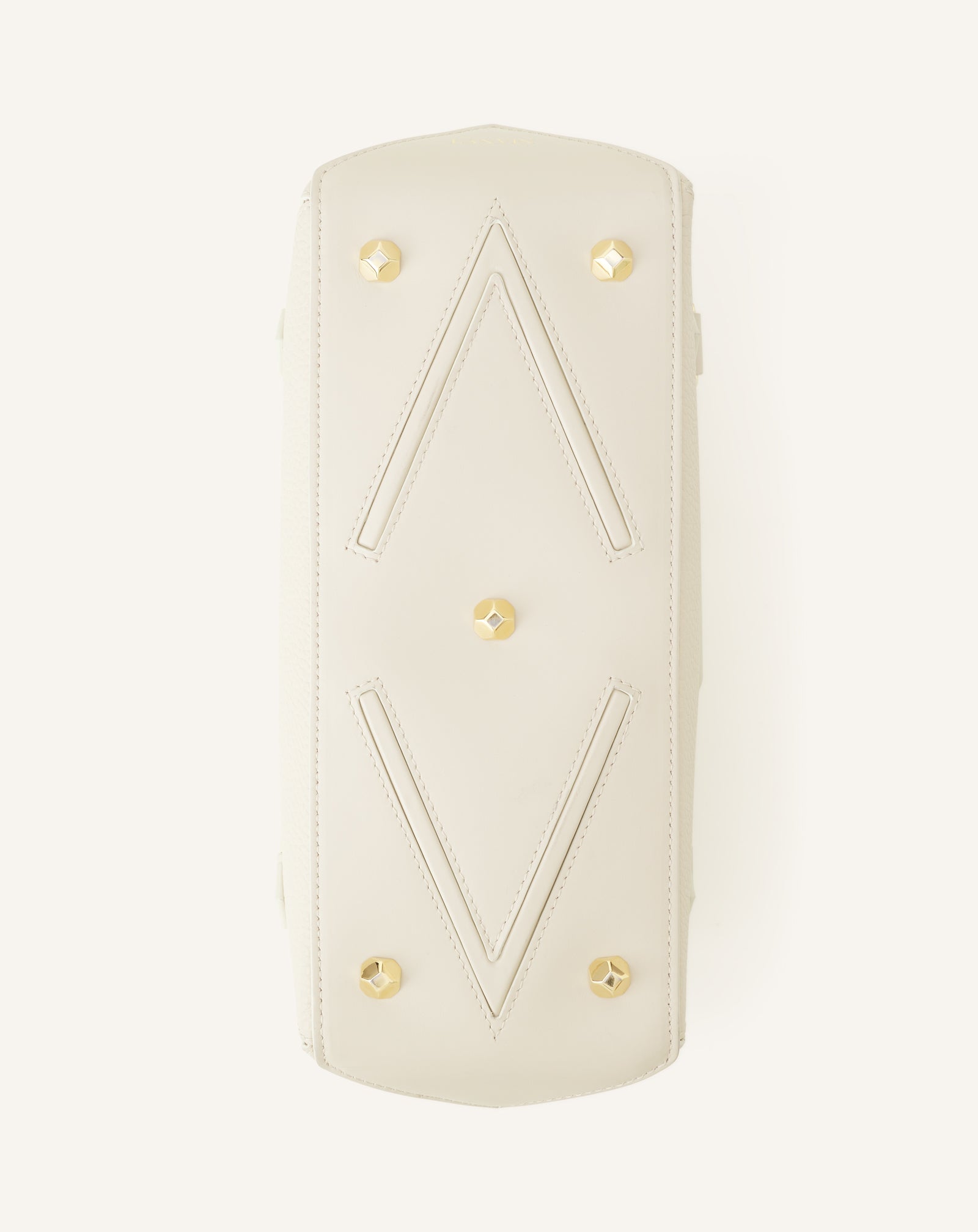 WHITE LE CONFIDENT BY LANVIN 26 LEATHER BAG