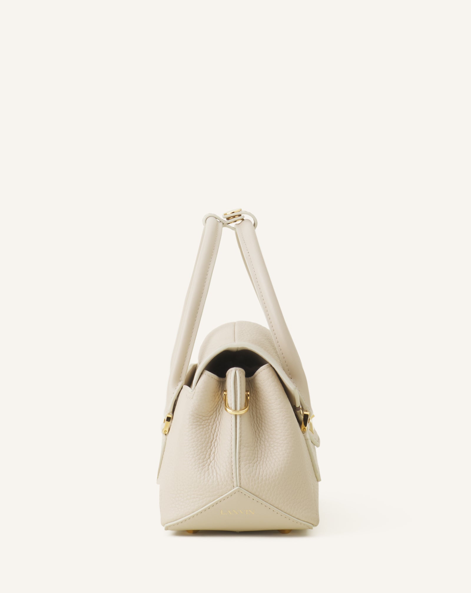 WHITE LE CONFIDENT BY LANVIN 26 LEATHER BAG