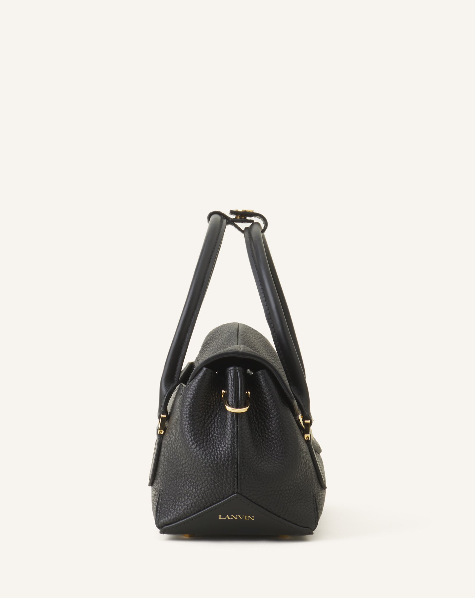 SAC LE CONFIDENT BY LANVIN 26 EN CUIR NOIR