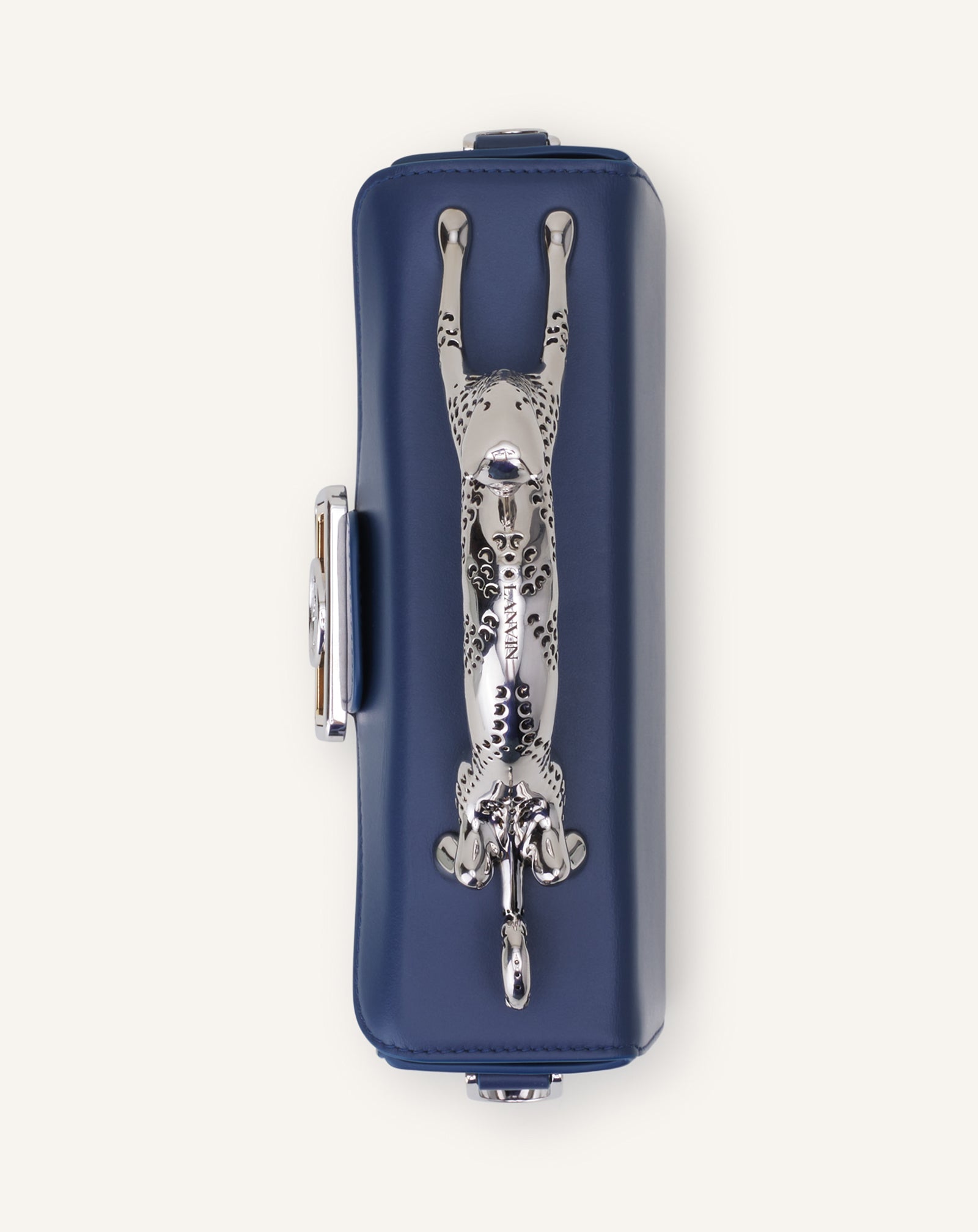 BLUE PENCIL CAT NANO BAG IN LEATHER