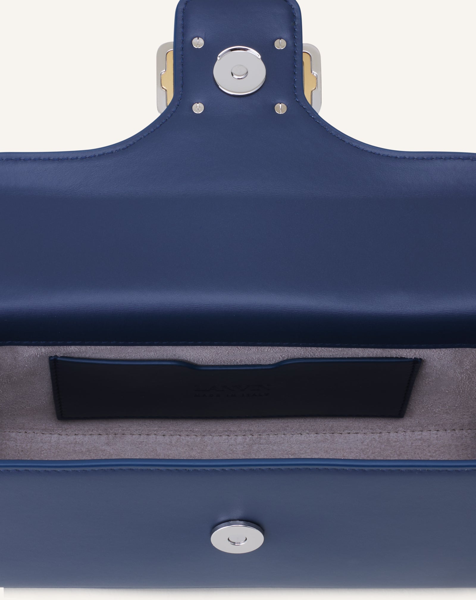 BLUE PENCIL CAT NANO BAG IN LEATHER