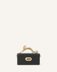 PENCIL CAT NANO BAG IN LEATHER