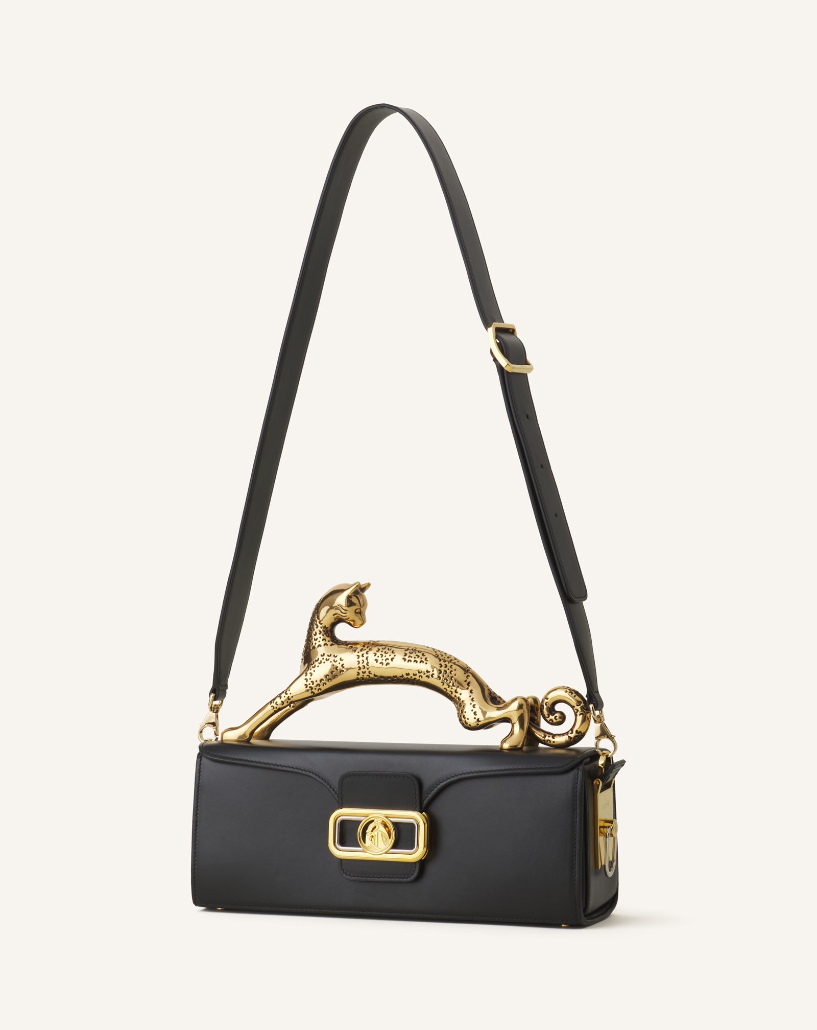 SAC PENCIL CAT EN CUIR