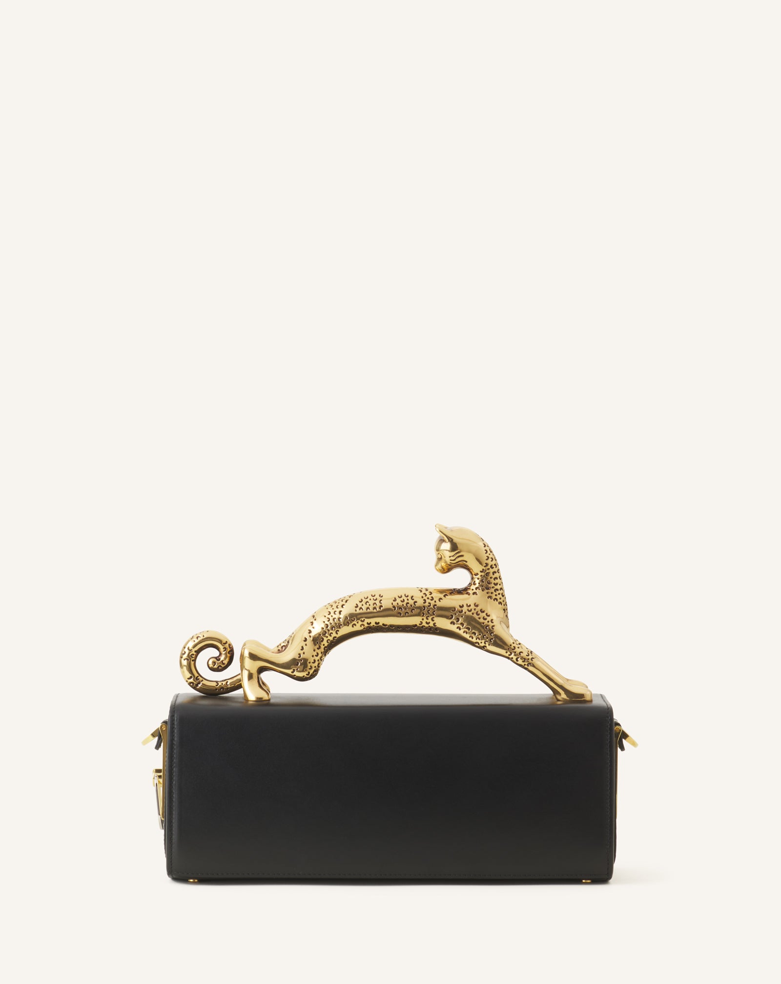 SAC PENCIL CAT EN CUIR