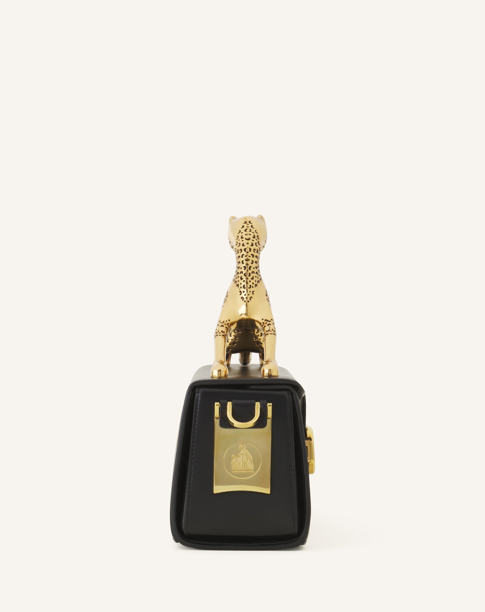 SAC PENCIL CAT EN CUIR