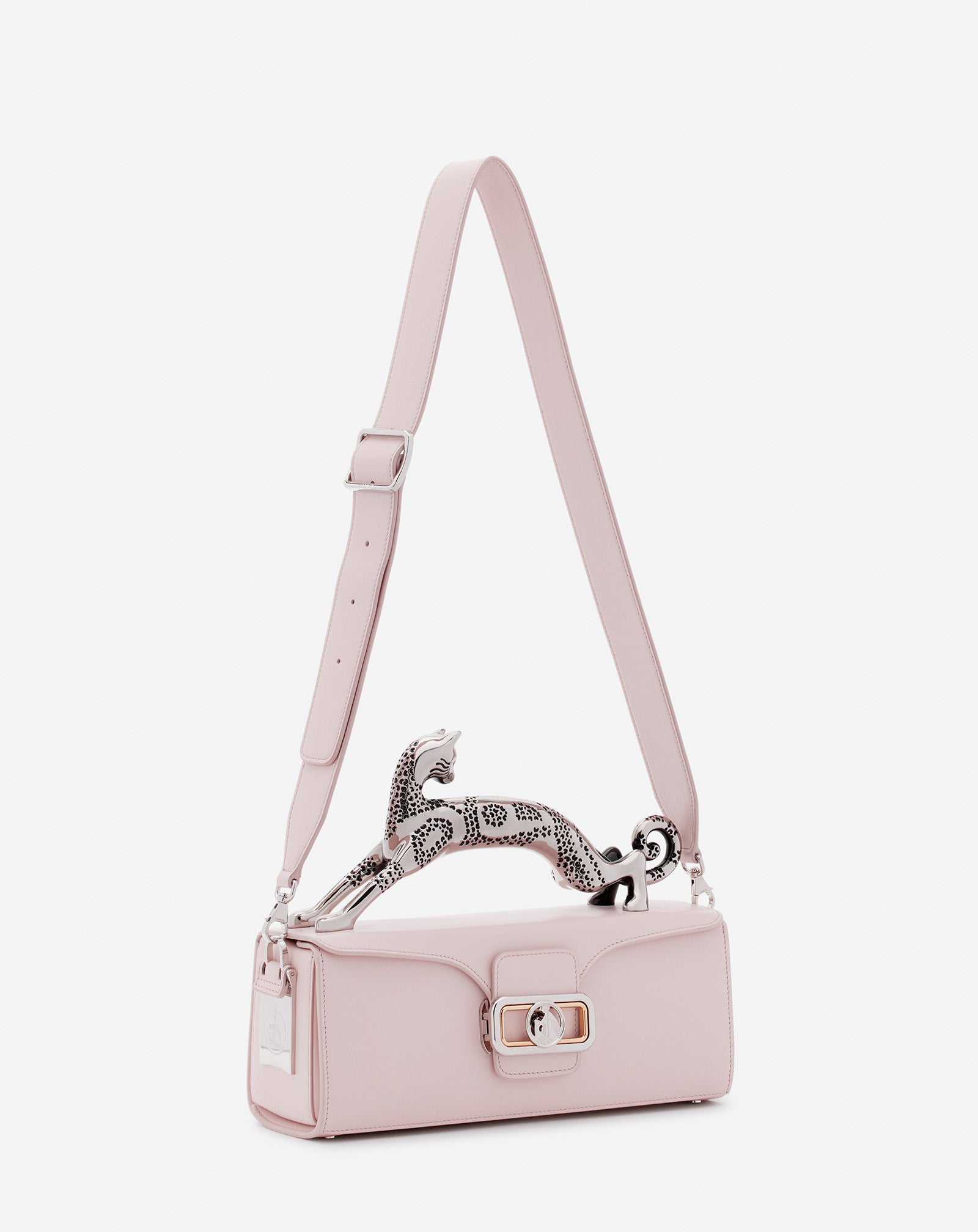 MEDIUM LEATHER PENCIL CAT BAG