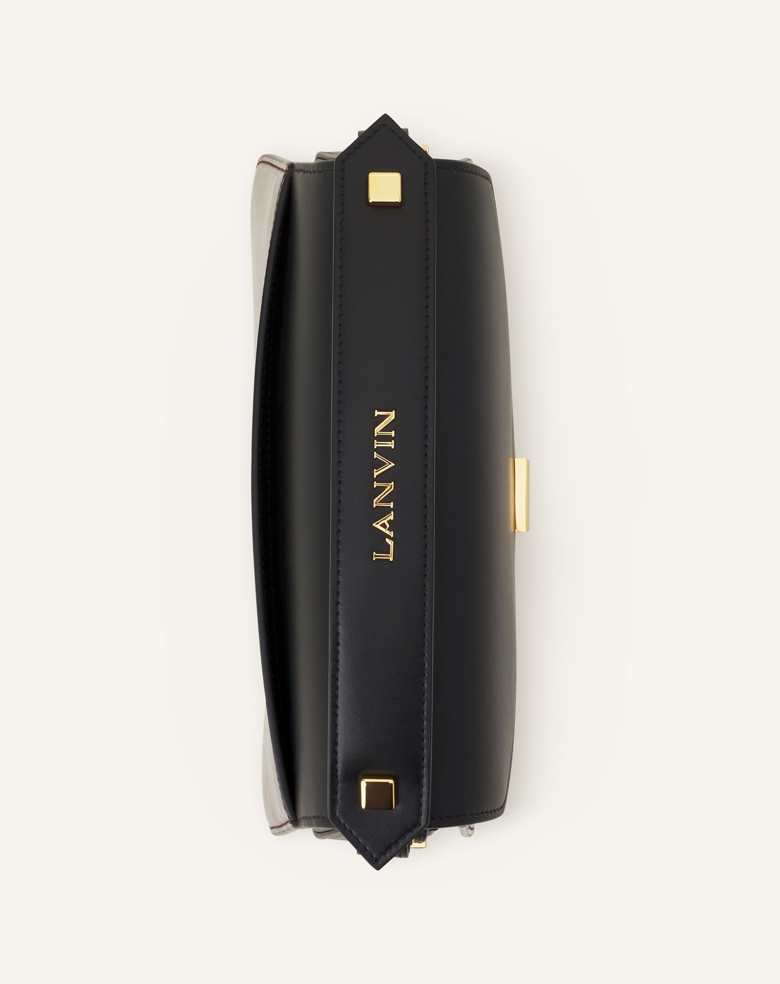 SAC CONCERTO ARPÈGE EN CUIR VERNI NOIR