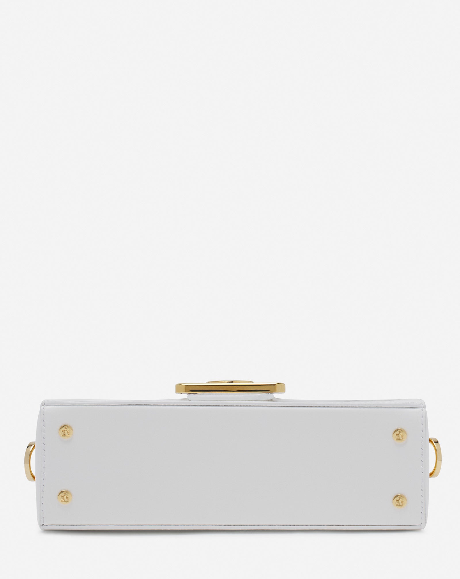 SAC PENCIL CAT EN CUIR ET STRASS BLANC