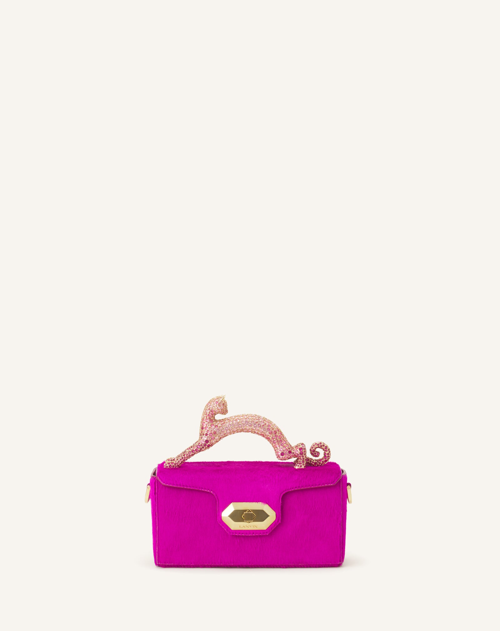 SAC PENCIL CAT NANO EN PONY ET STRASS