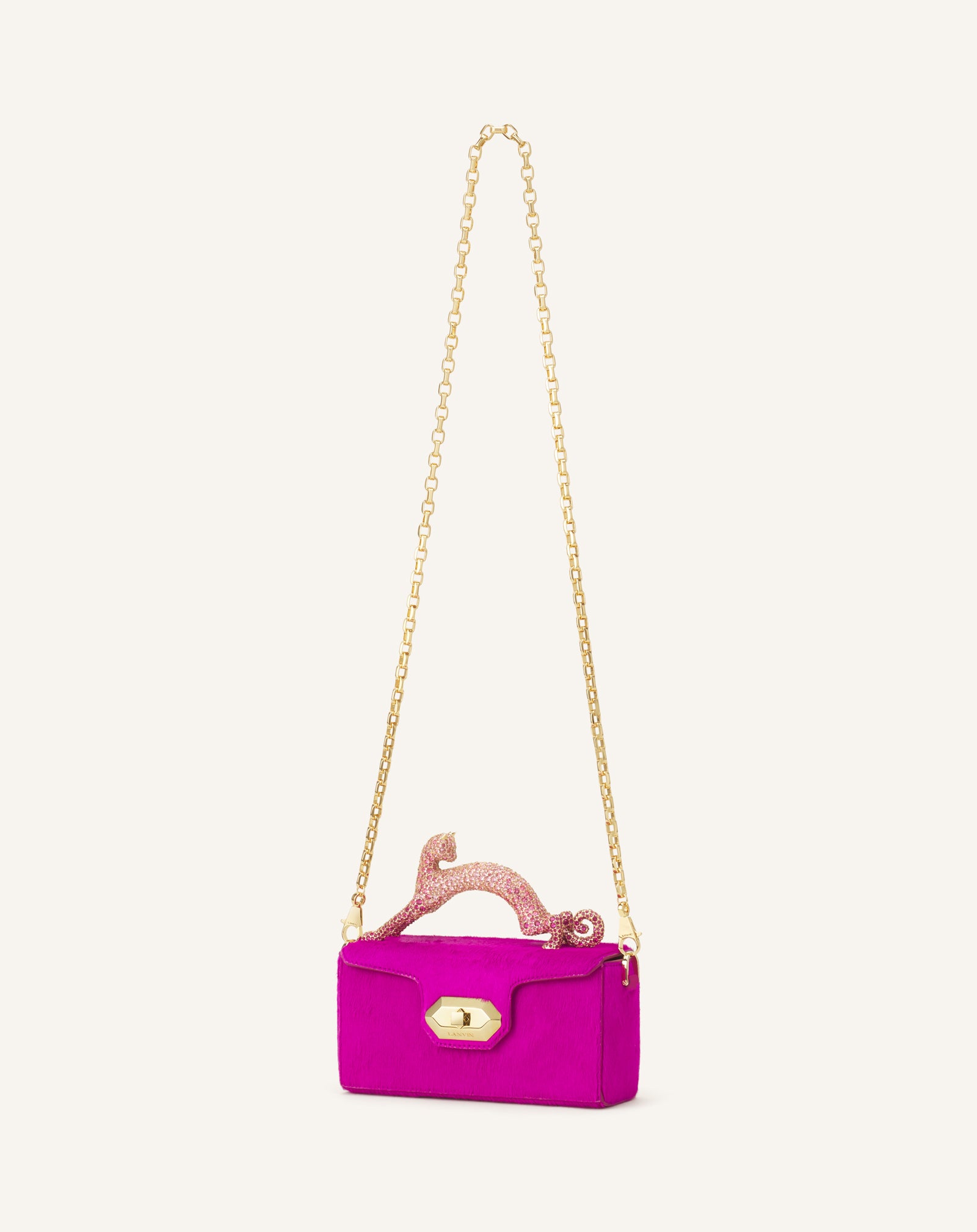 SAC PENCIL CAT NANO EN PONY ET STRASS