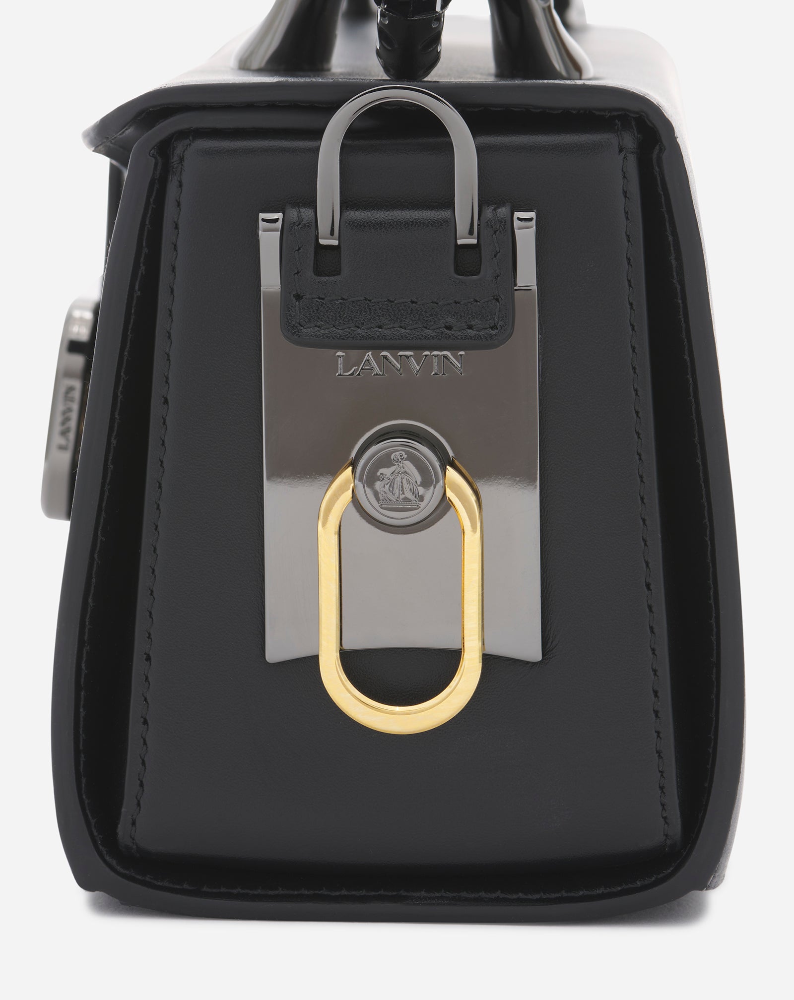 SAC PENCIL CAT MM EN CUIR NOIR